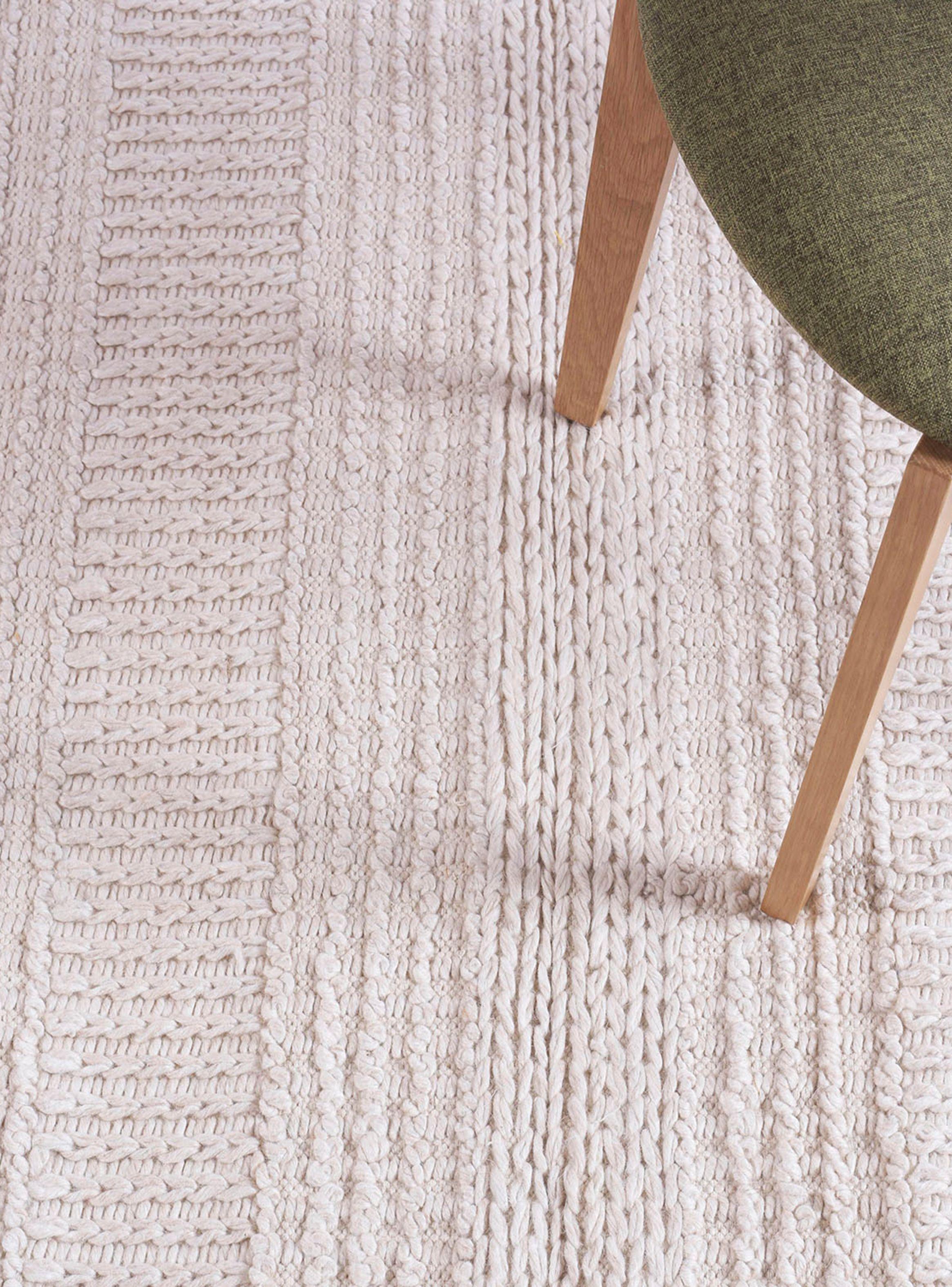 Bajada de Cama Lana Verona Líneas 60x120 cm-2