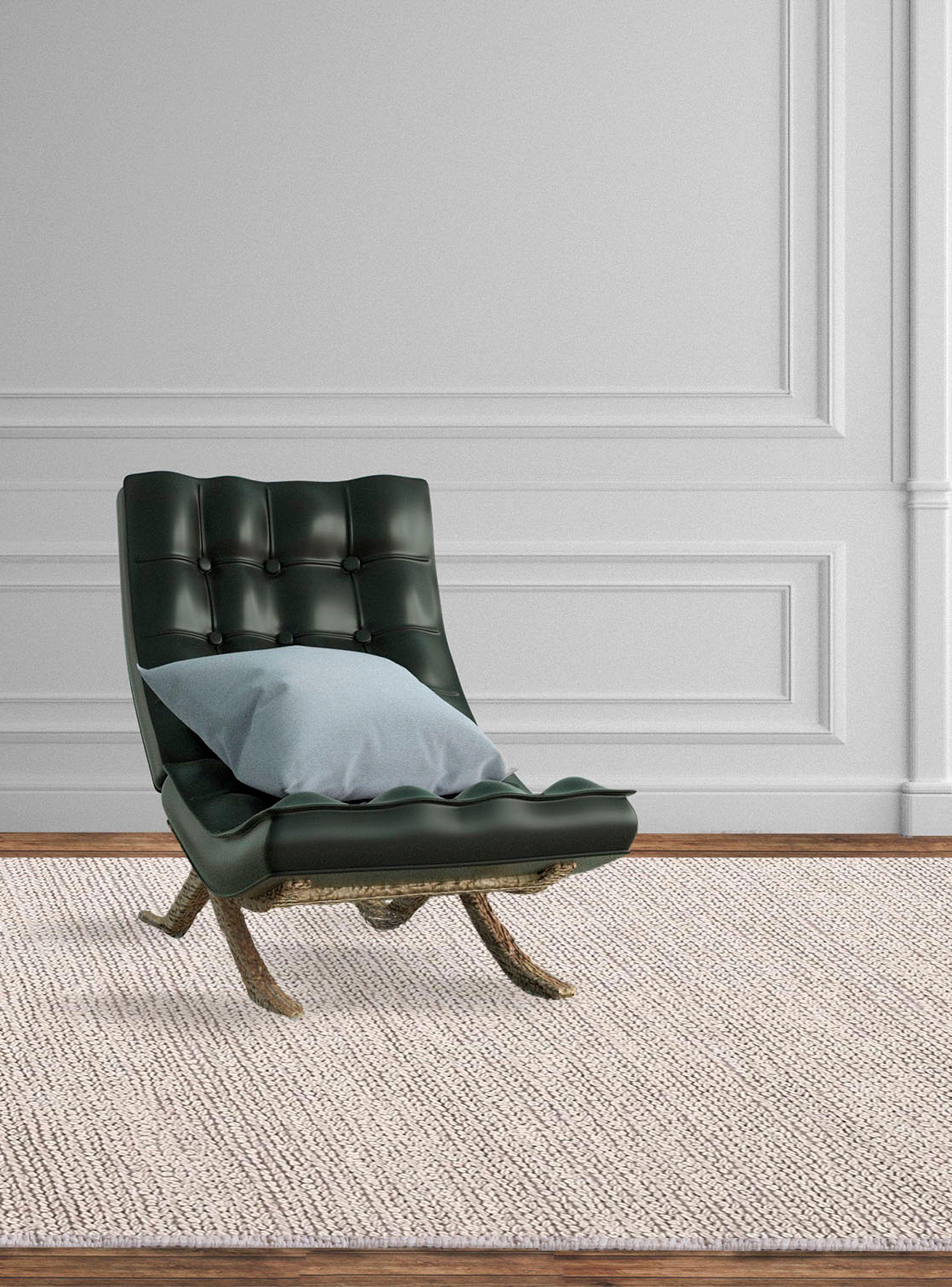 Alfombra Lana Verona 230x330 cm Sand Lisa-2