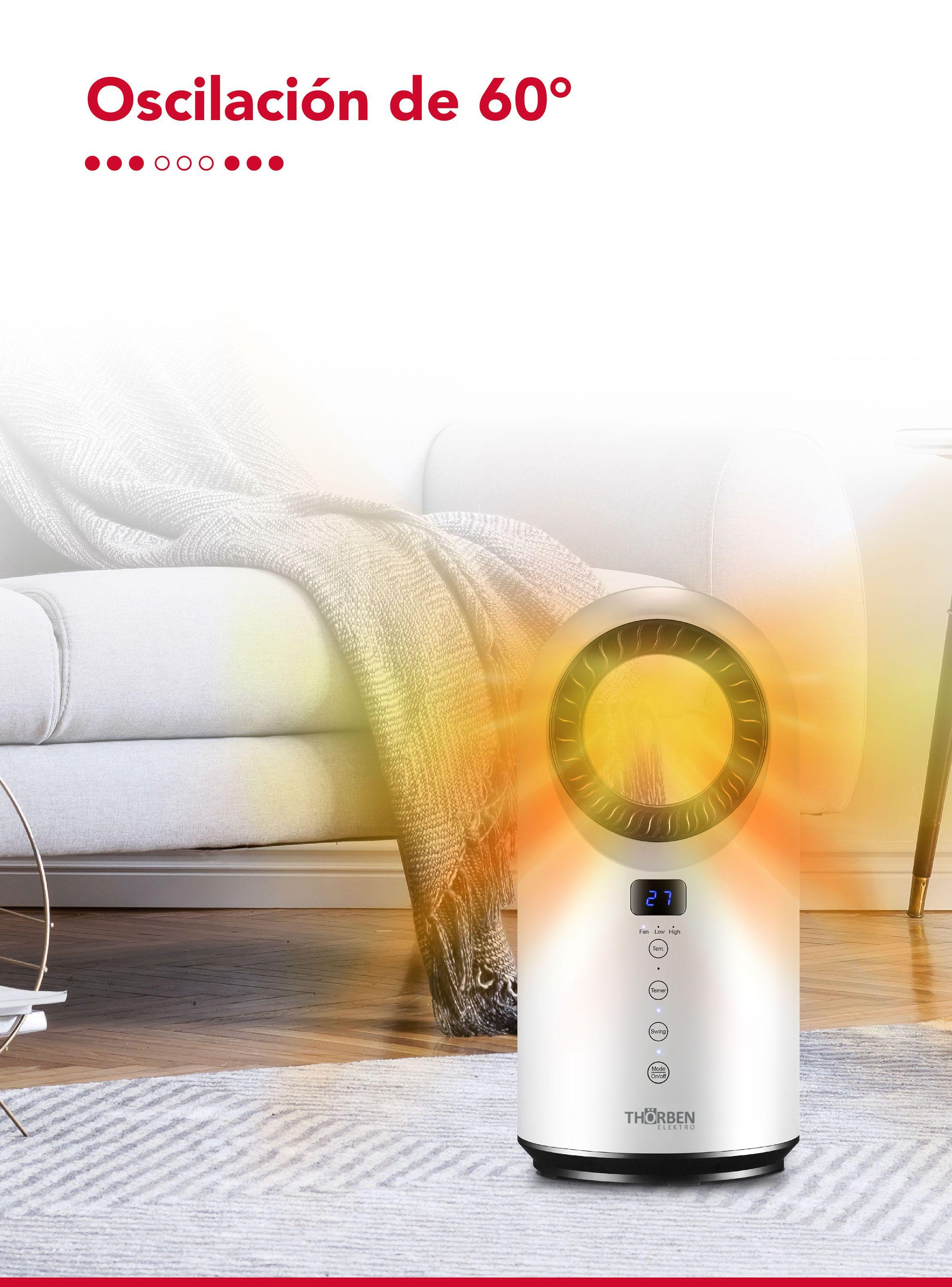 Calefactor sin Aspas 1500W Thor Cyclope 2 en 1-1