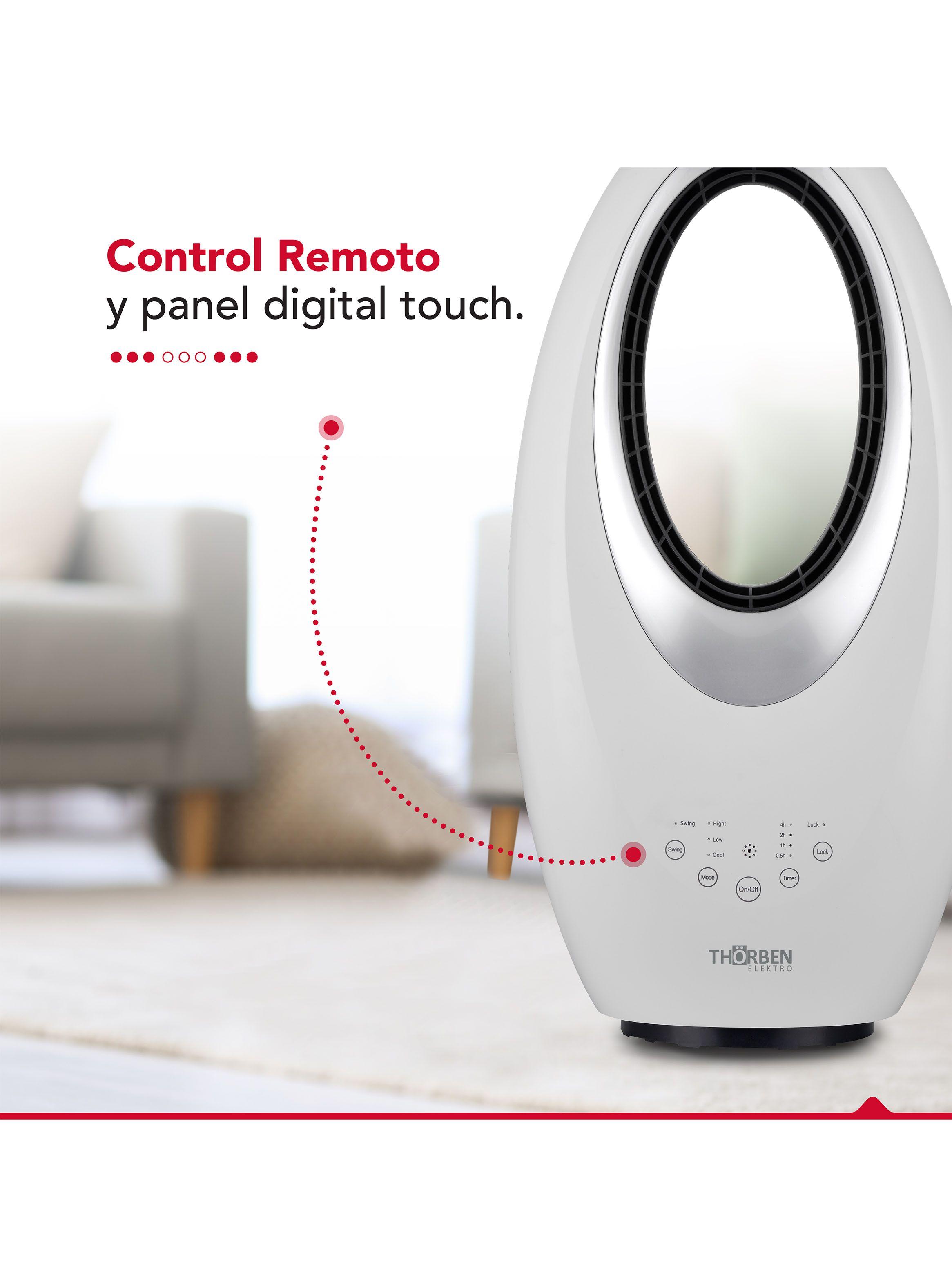Calefactor sin Aspas 2000W Thor Dual Deco Blanco-1