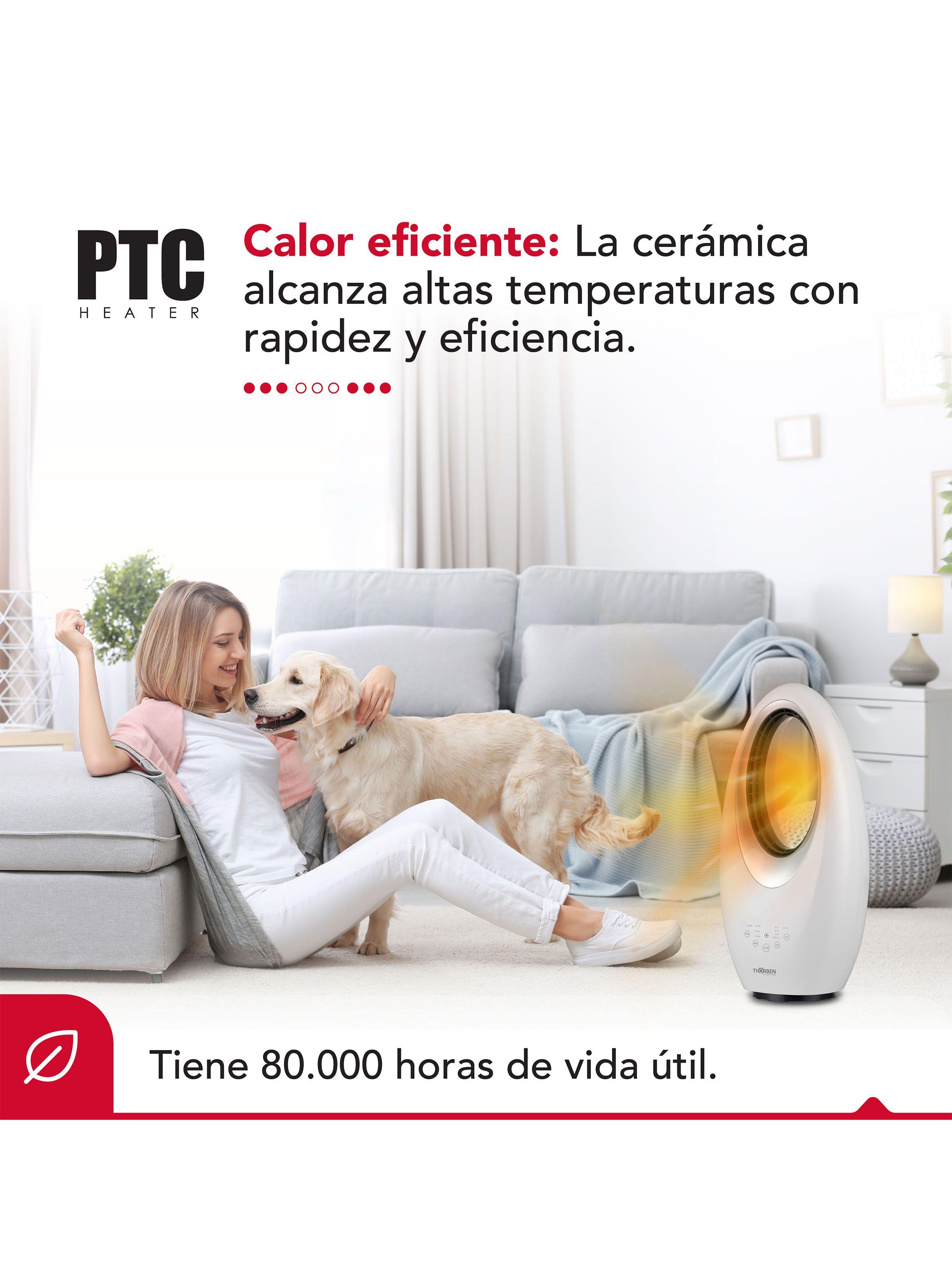 Calefactor sin Aspas 2000W Thor Dual Deco Blanco-3