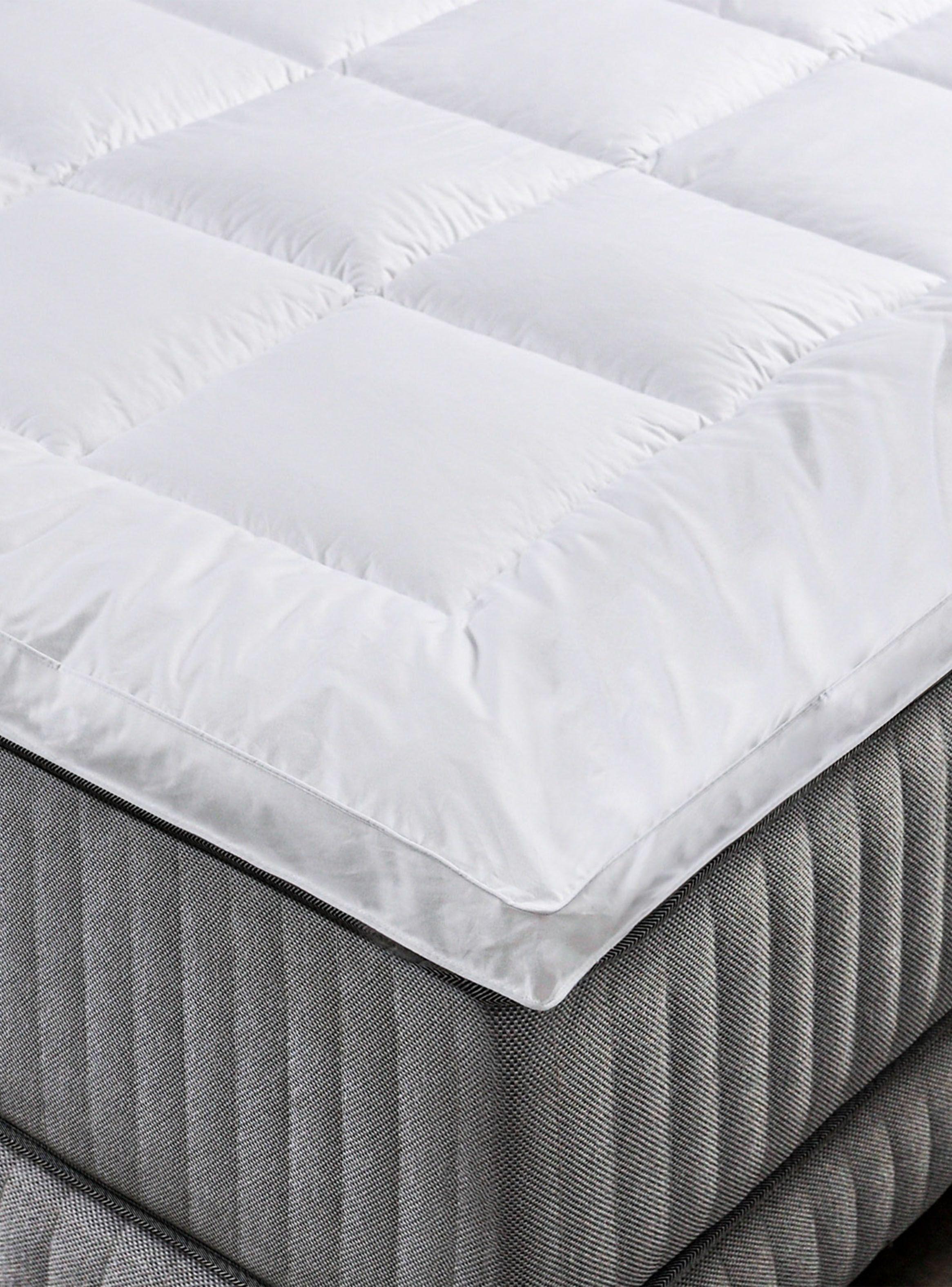 Cama Europea Hybrid Cotton 2 Plazas Base Dividida + Topper Down Alternative-5