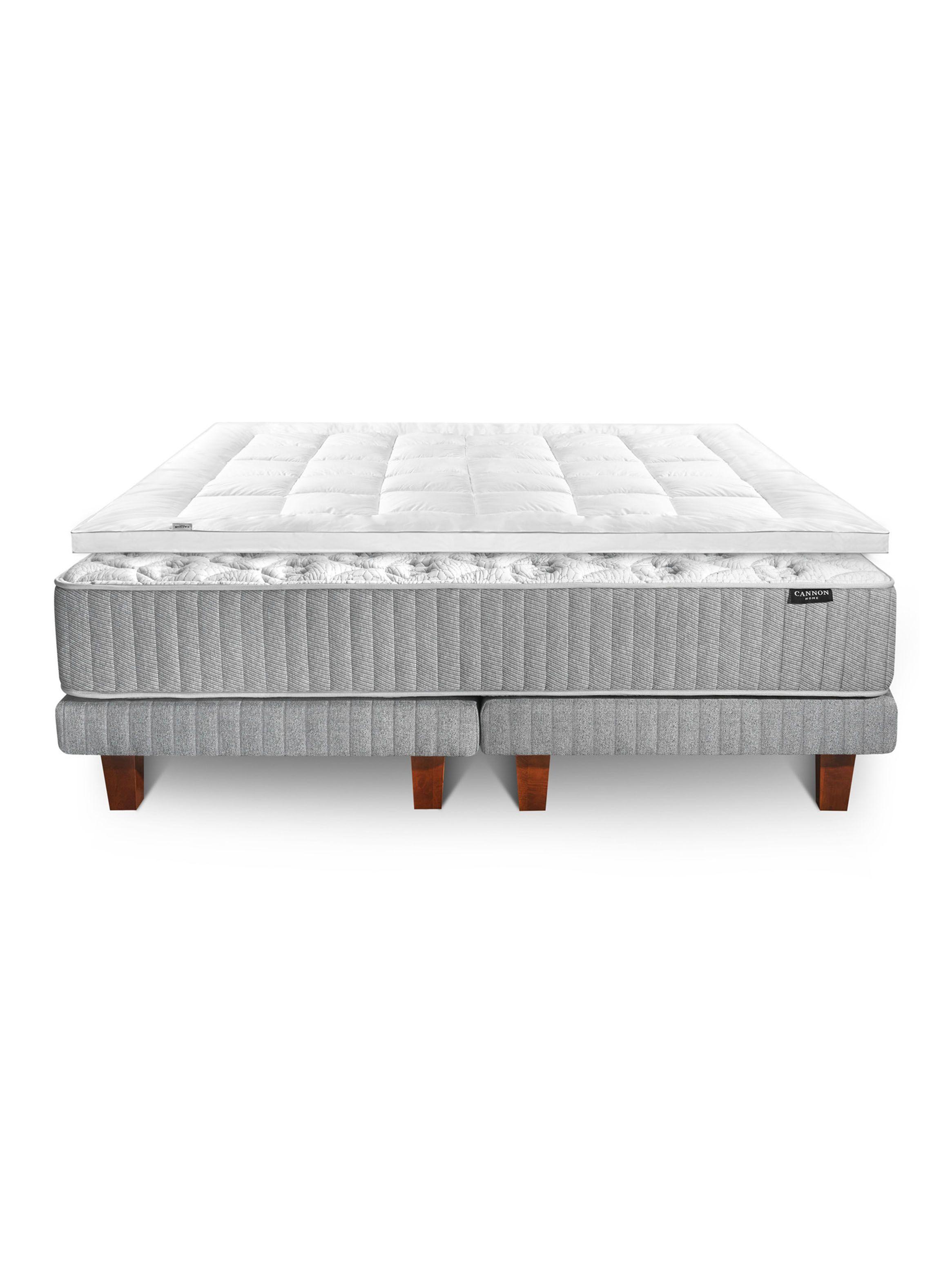 Cama Europea Hybrid Cotton Súper King + Topper Down Alternative-1