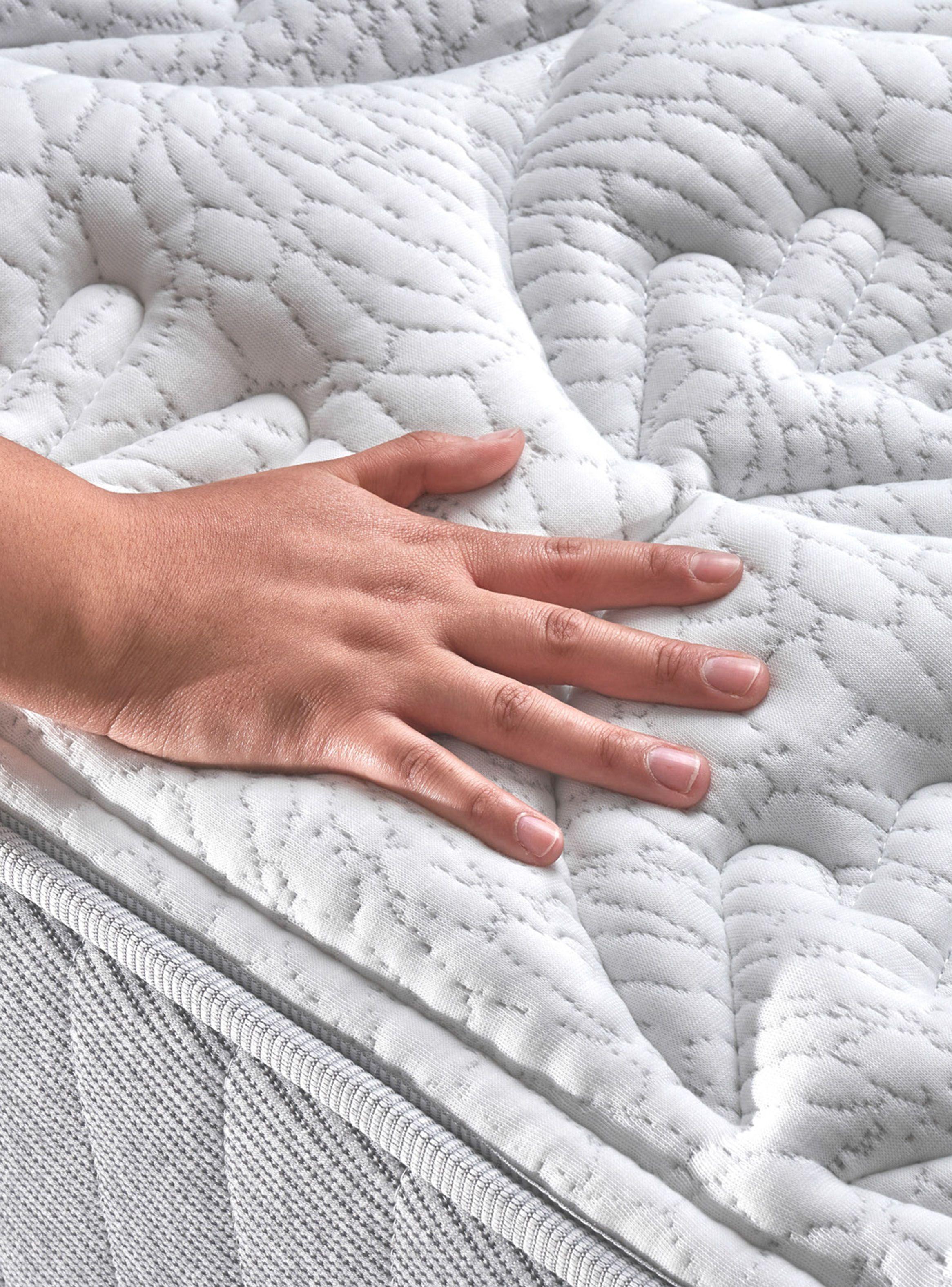 Cama Europea Hybrid Cotton King + Topper + Almohada Down Alternative-5