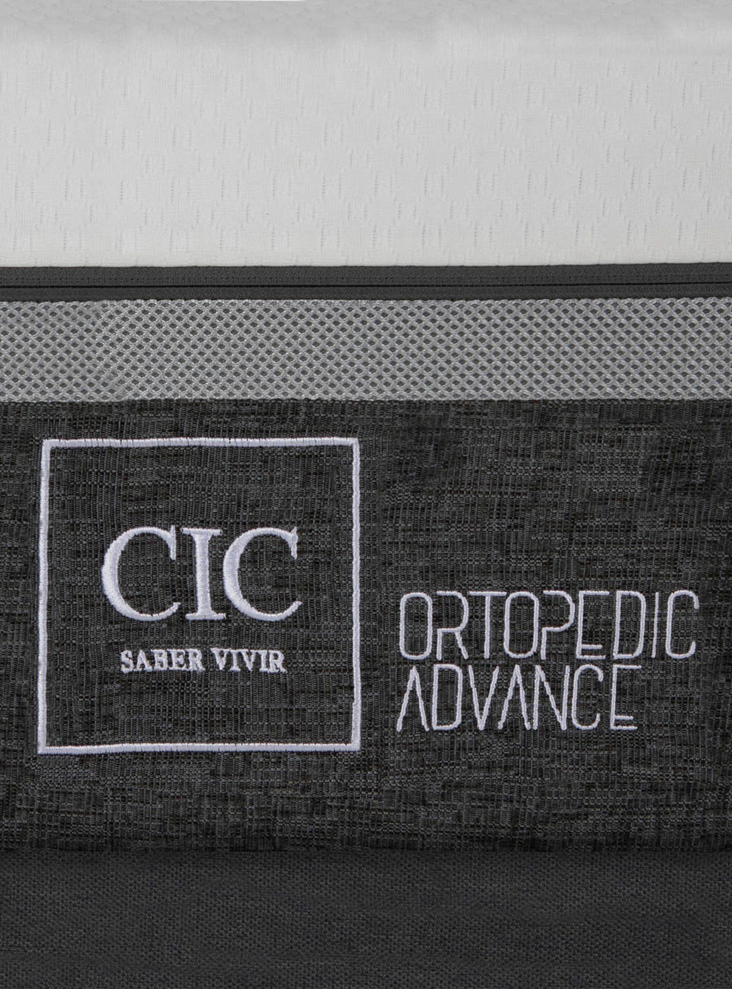 Cama Europea Ortopedic Advance 1.5 Plazas + Respaldo Villarrica Negro-3