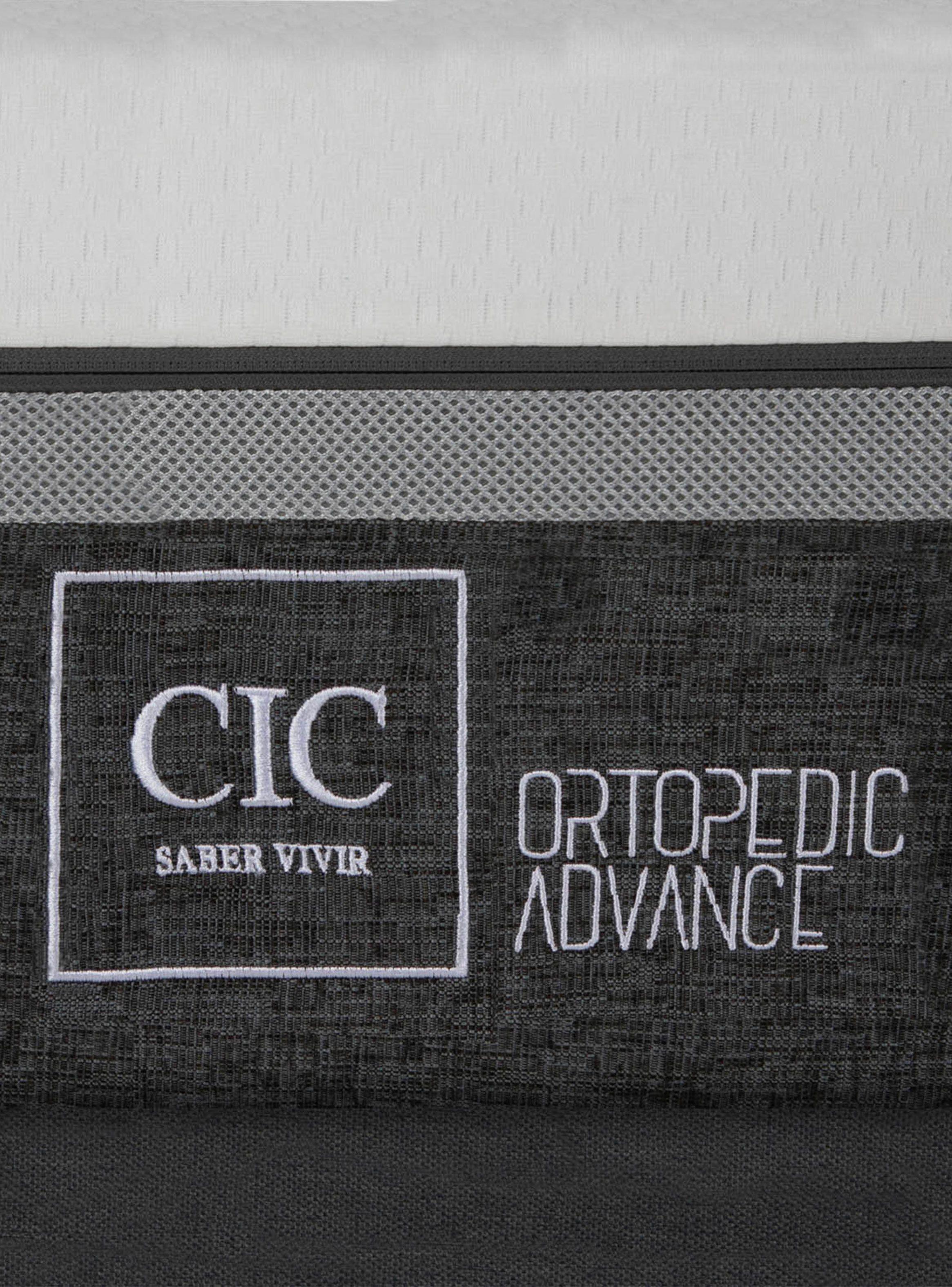 Cama Europea Ortopedic Advance 2 Plazas Base Dividida + Respaldo Villarrica Negro-3