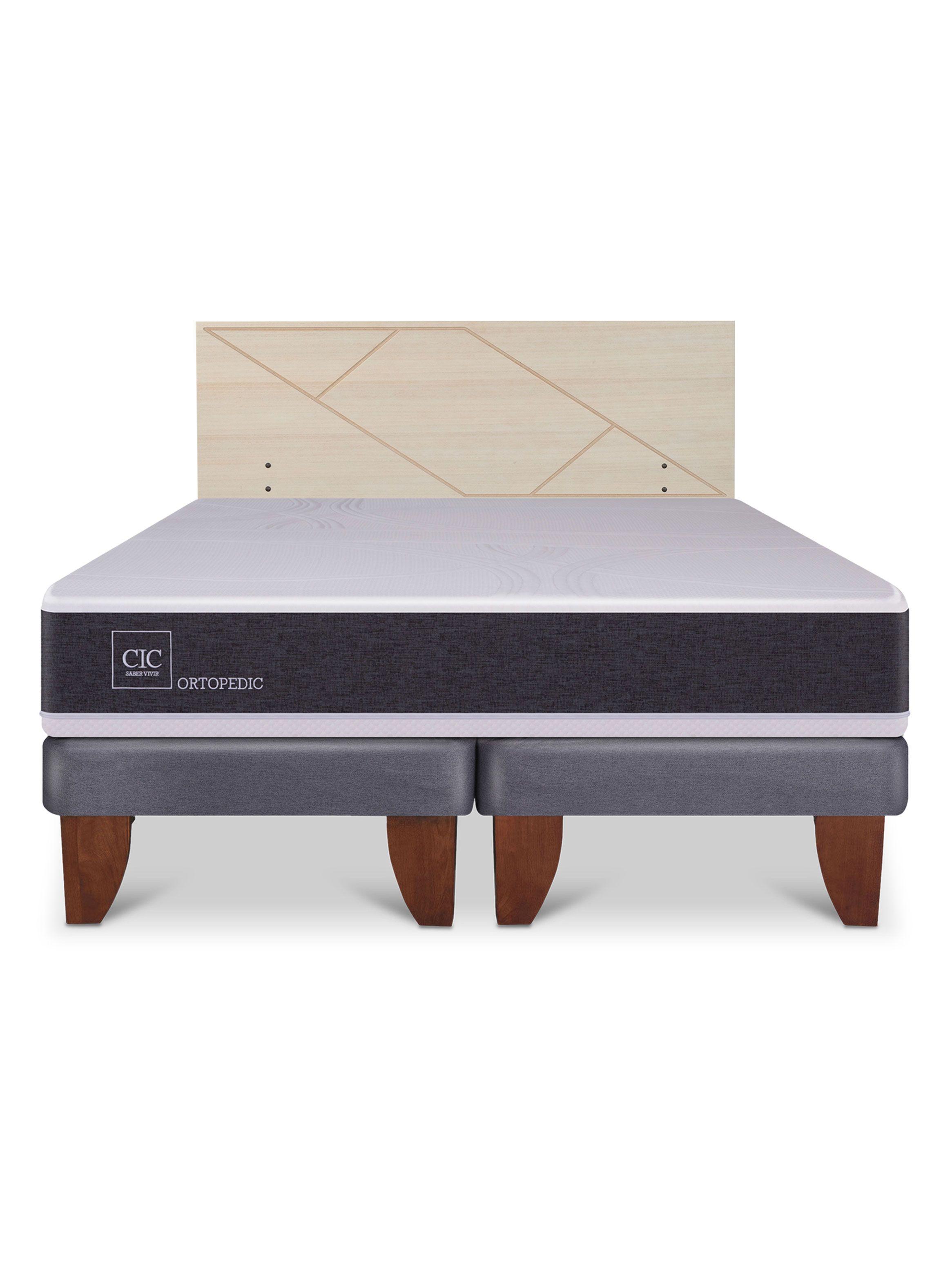 Cama Europea Ortopedic King + Respaldo Villarrica Alpino-2