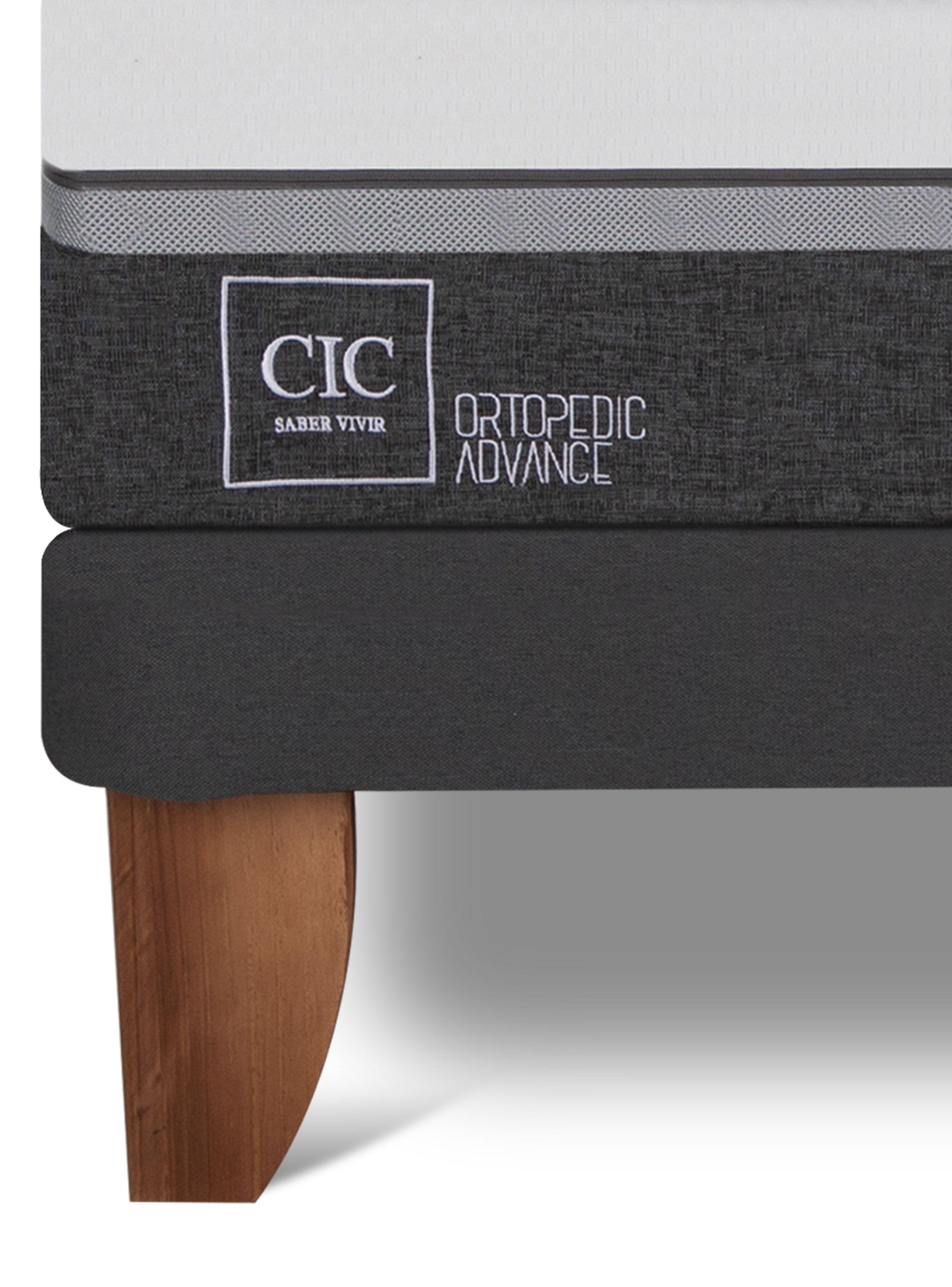 Cama Europea Ortopedic Advance 2 Plazas + Respaldo Villarrica Alpino-5