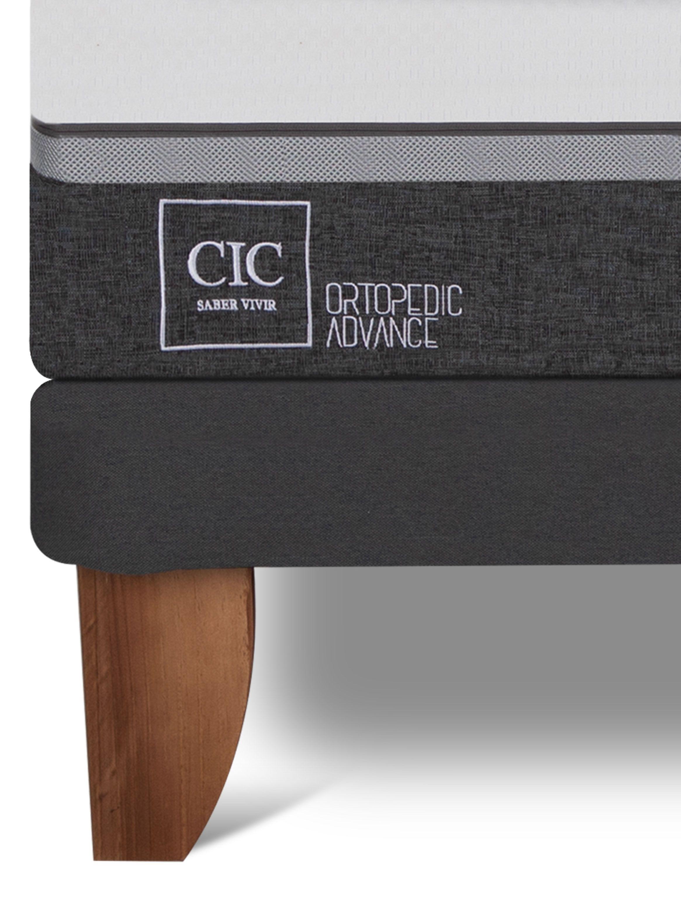 Cama Europea Ortopedic Advance King + Respaldo Villarrica Alpino-5