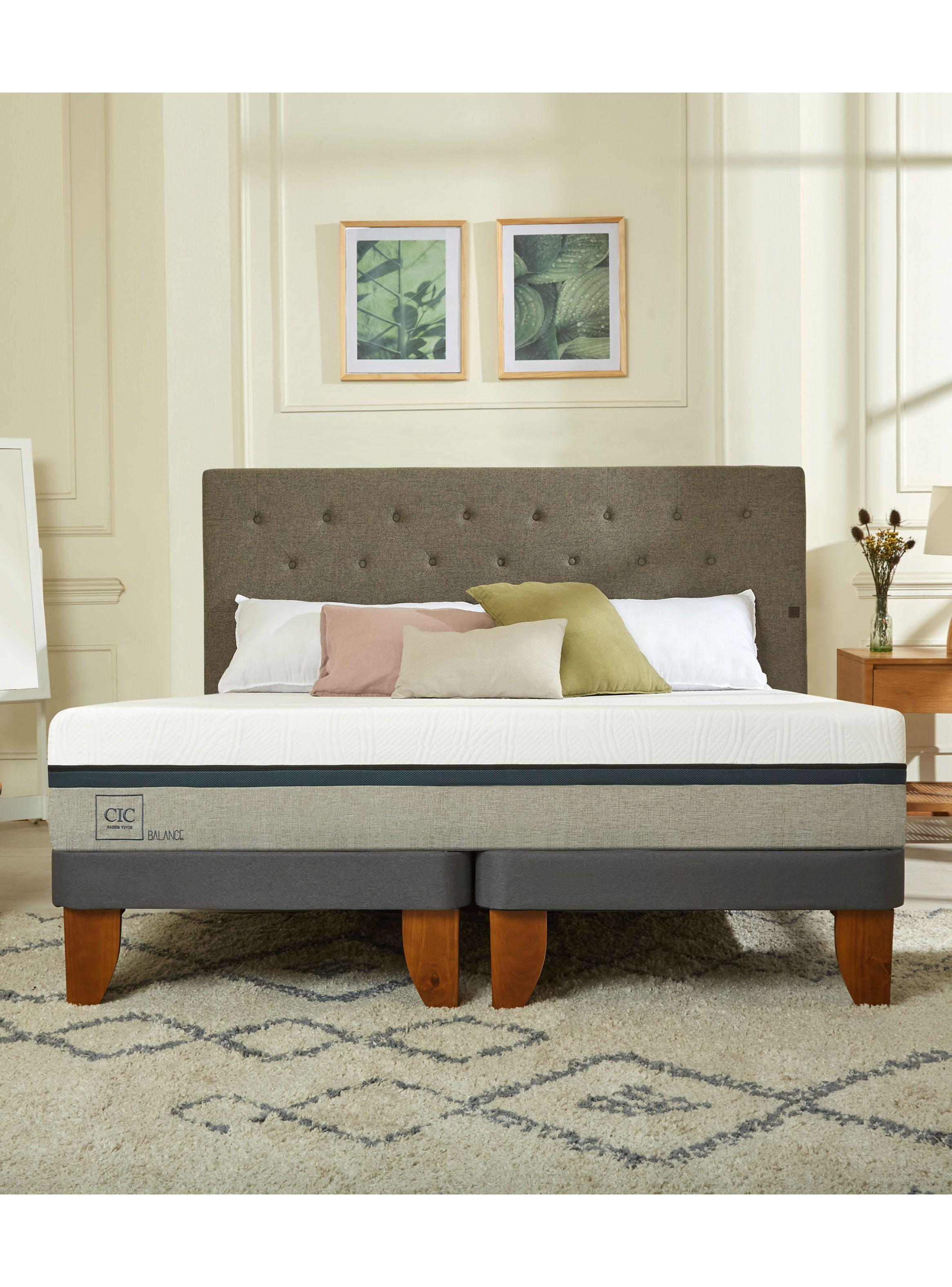 Cama Europea Balance King + Respaldo Villarrica Alpino-6