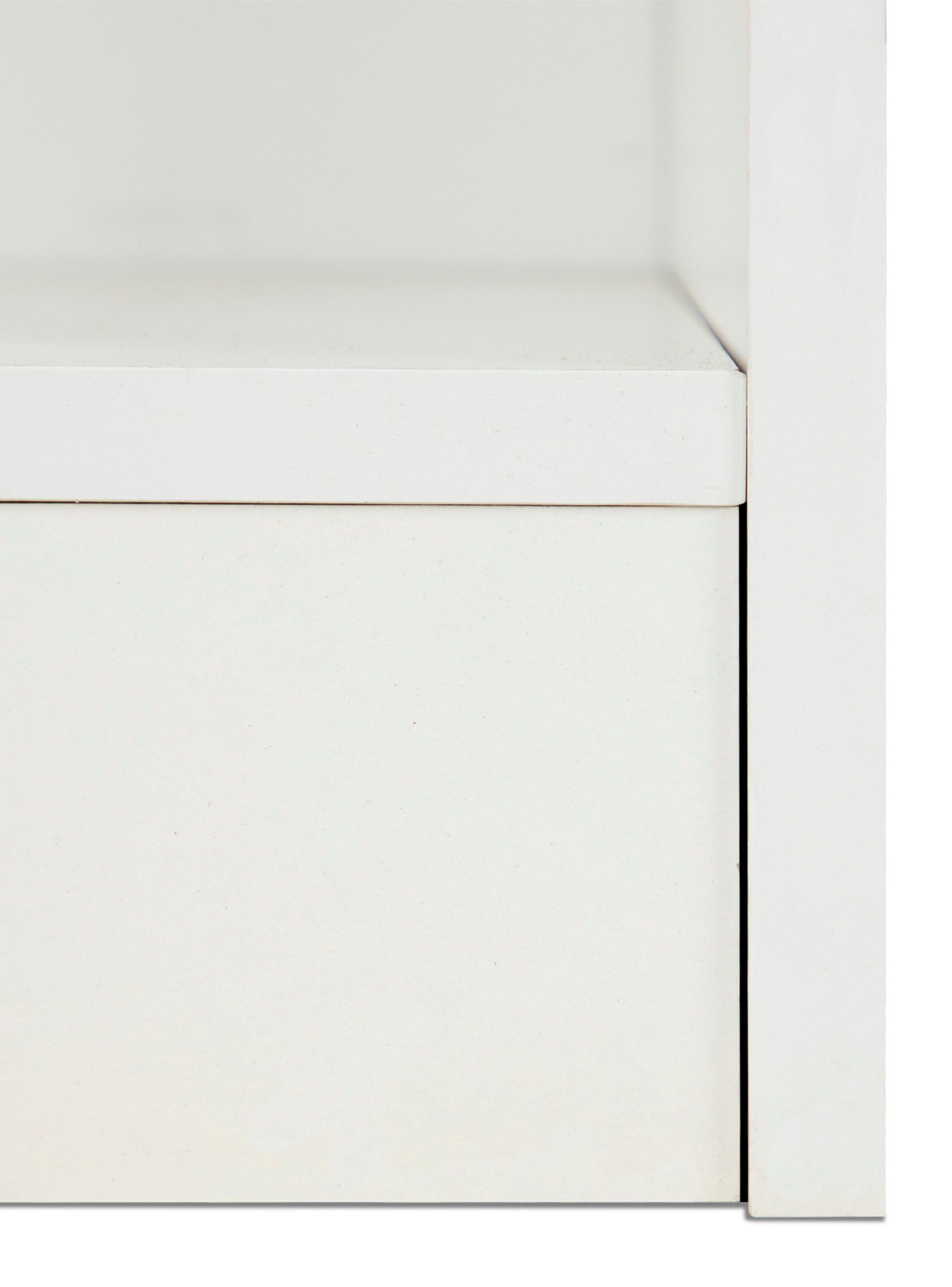 Librero Moscu 4 Repisas 80x180 cm Blanco-4