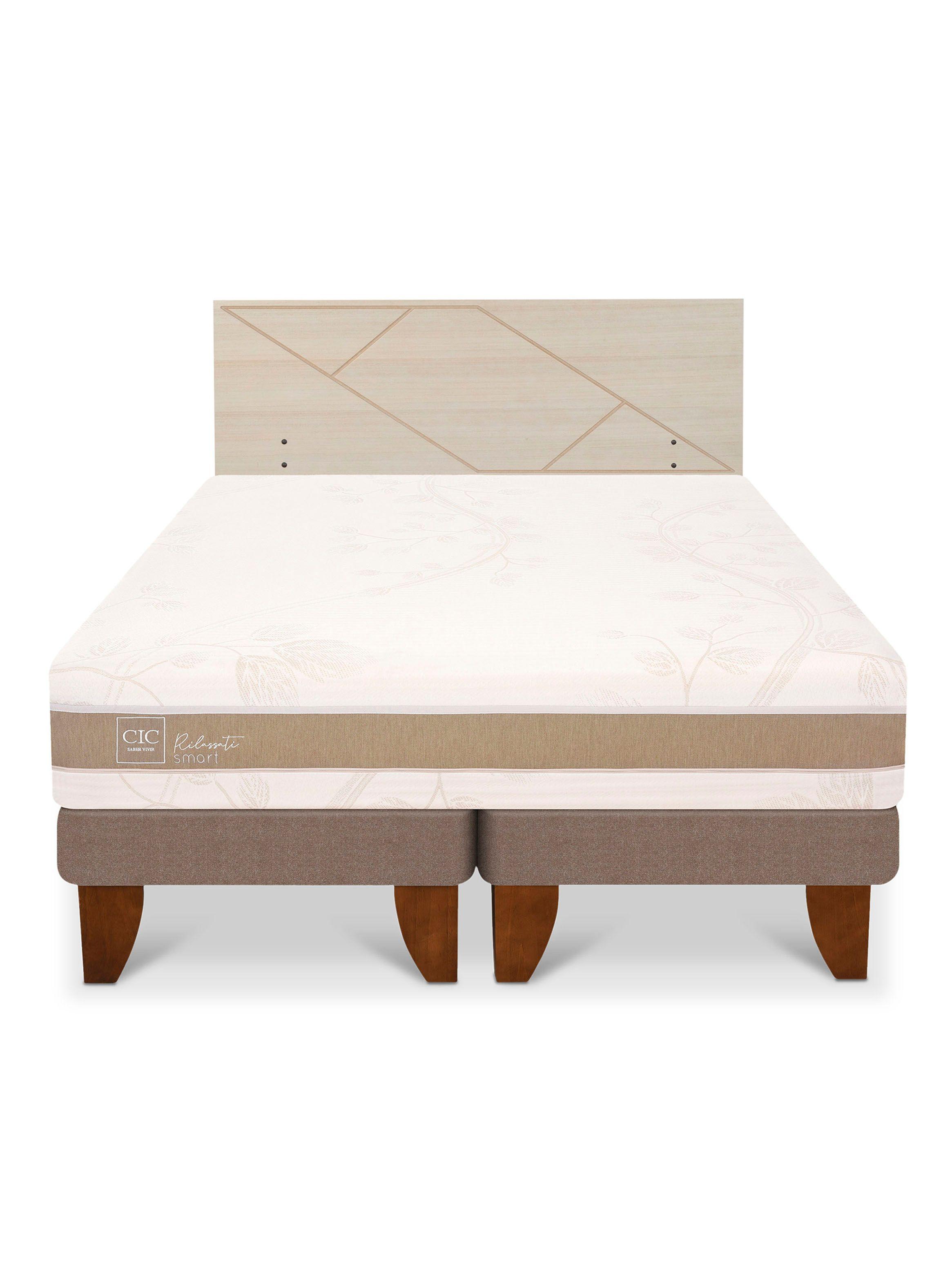 Cama Europea Rilassati Infinity King + Respaldo Villarrica Alpino-2