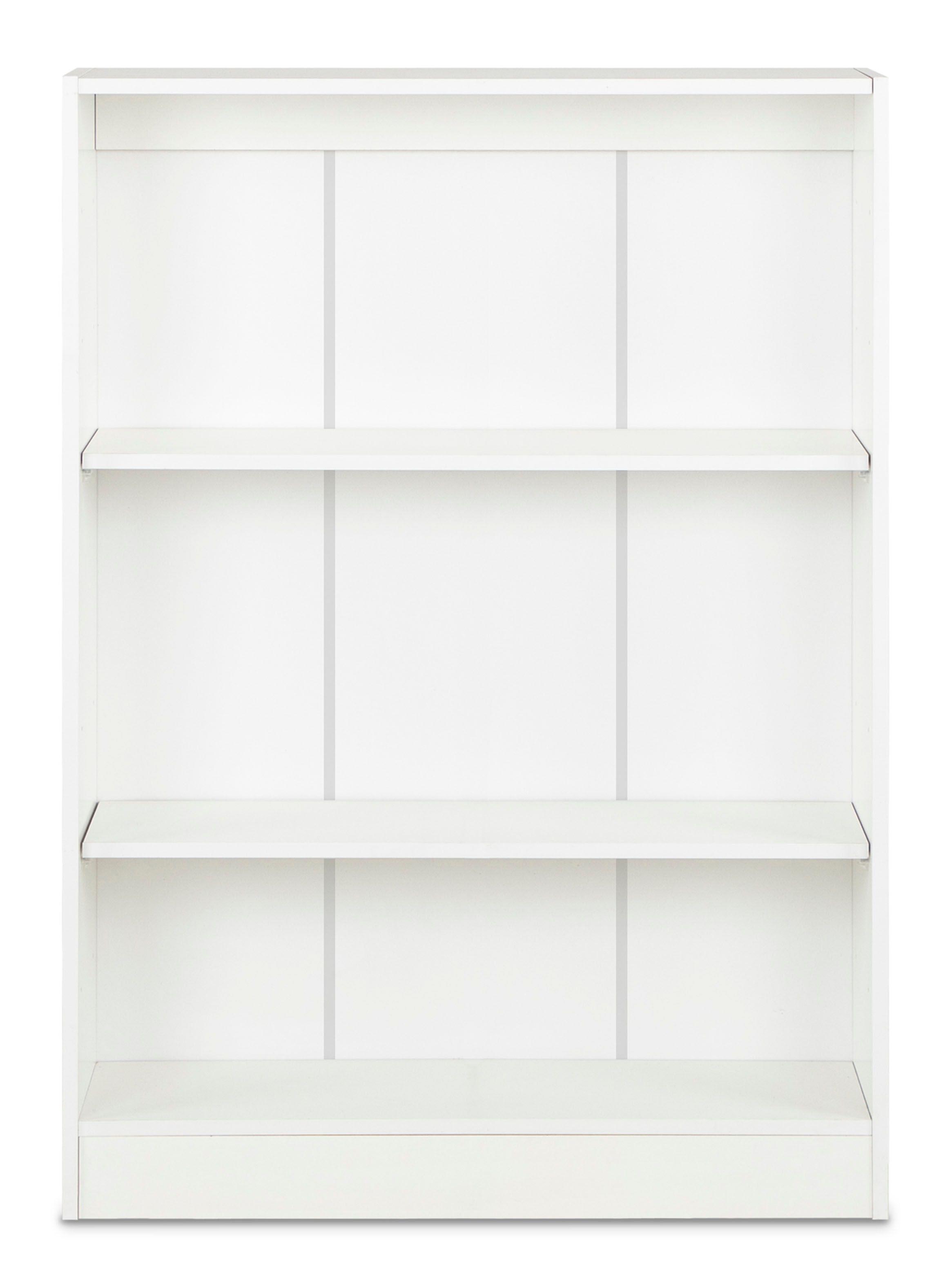 Librero Moscu 2 Repisas 80x112 cm Blanco-2