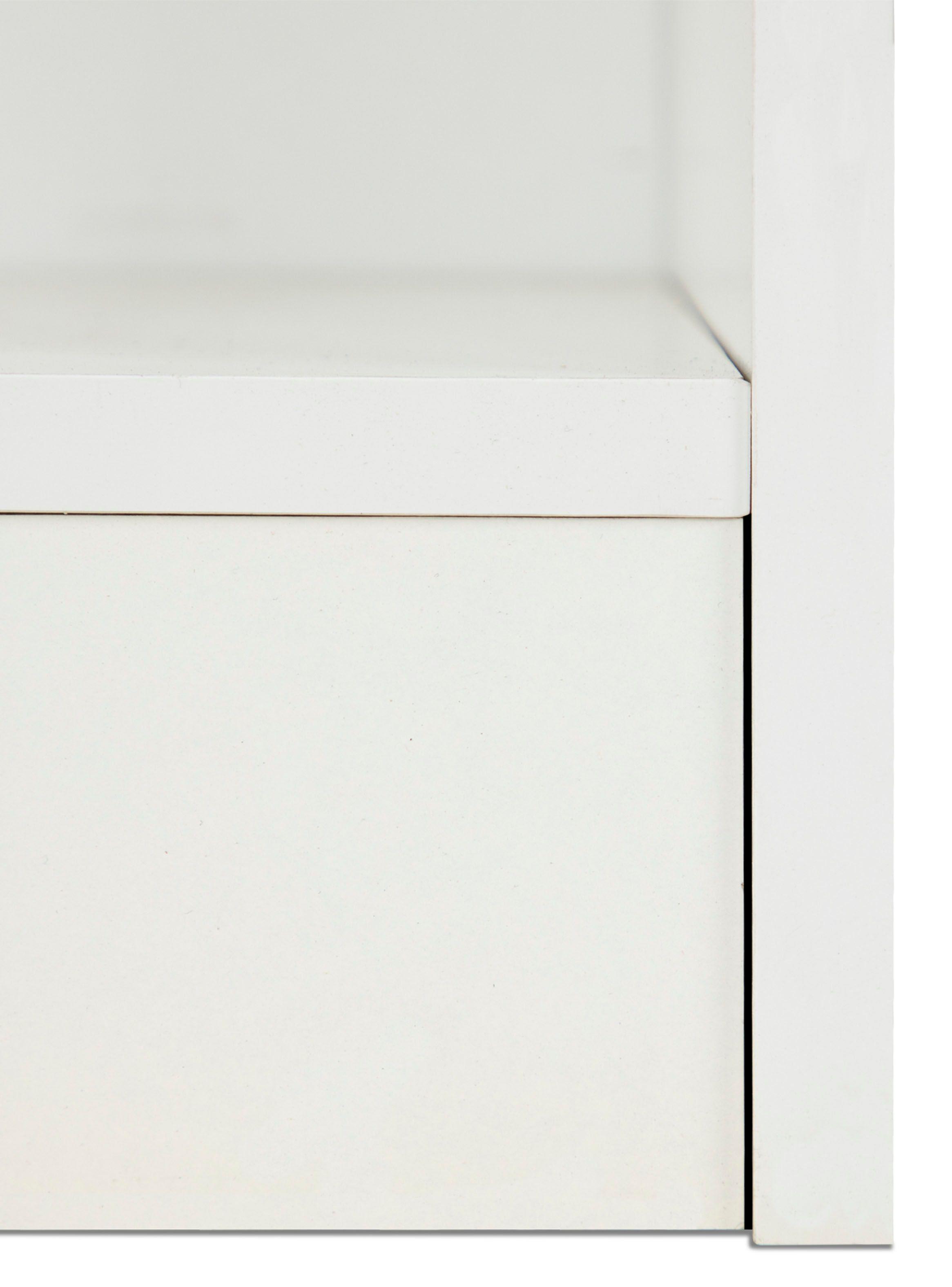 Librero Moscu 2 Repisas 80x112 cm Blanco-4