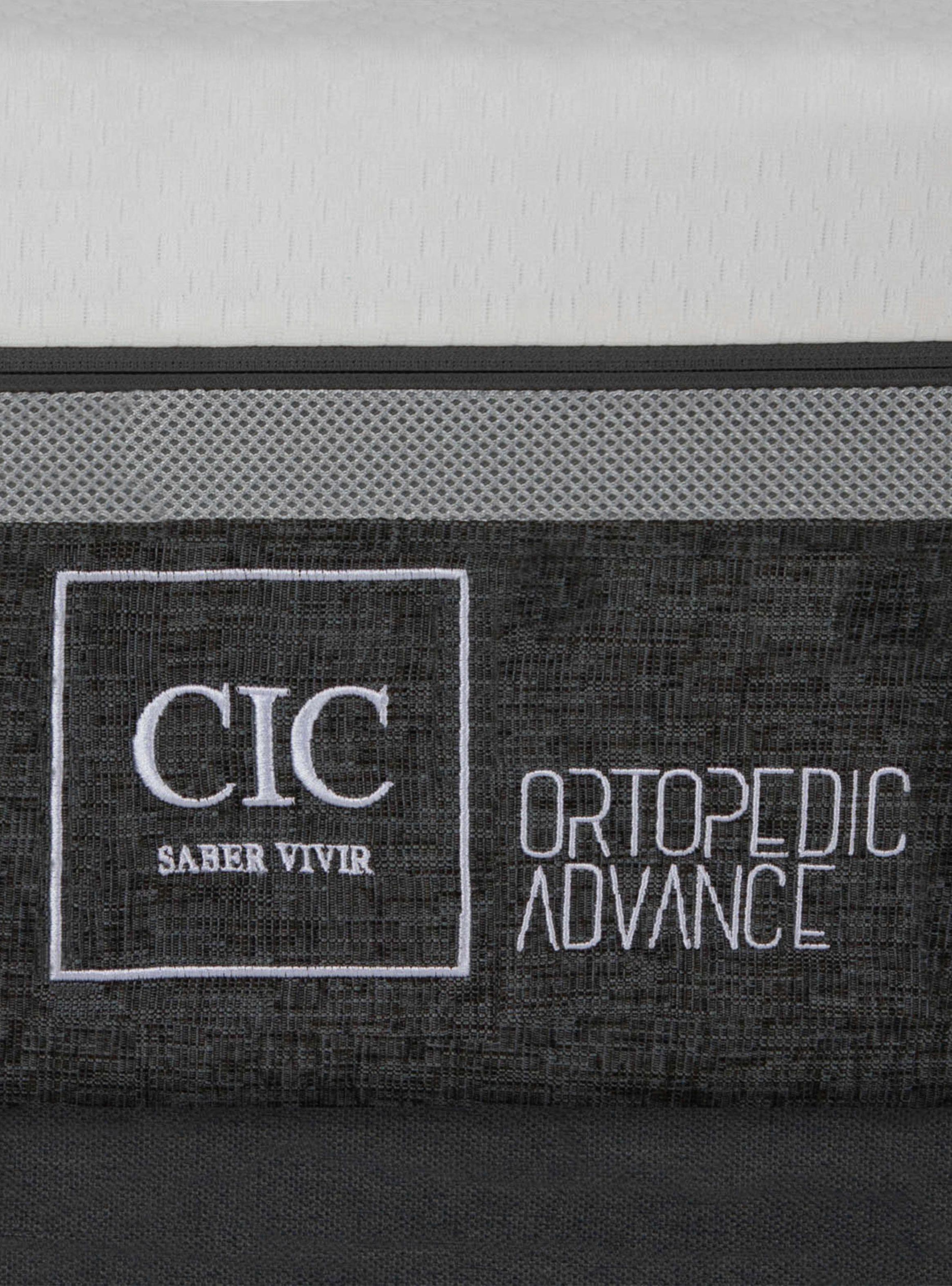 Cama Europea Ortopedic Advance 1.5 Plazas + Respaldo Villarrica Olivo-3