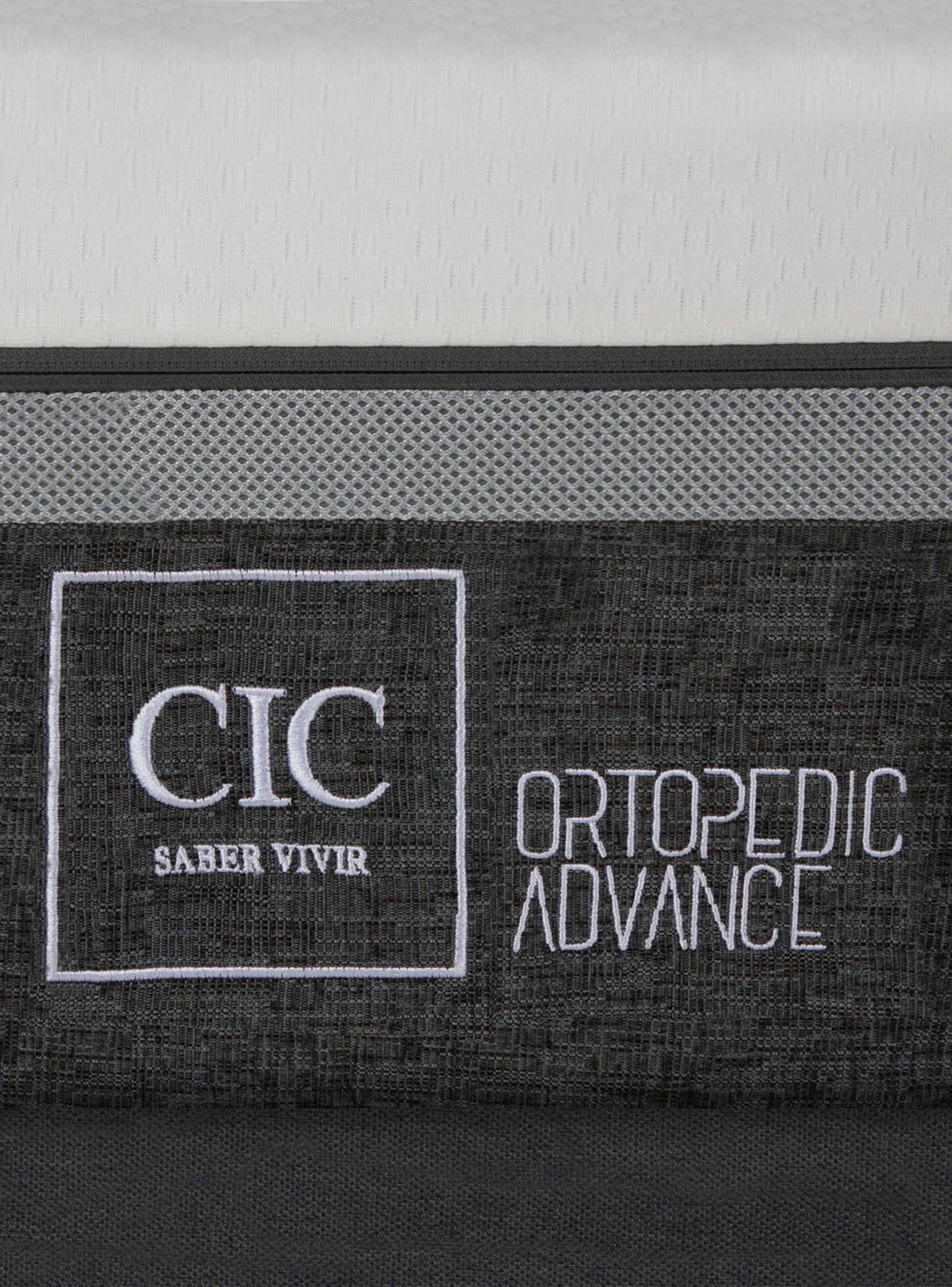 Cama Europea Ortopedic Advance King + Respaldo Villarrica Olivo-5