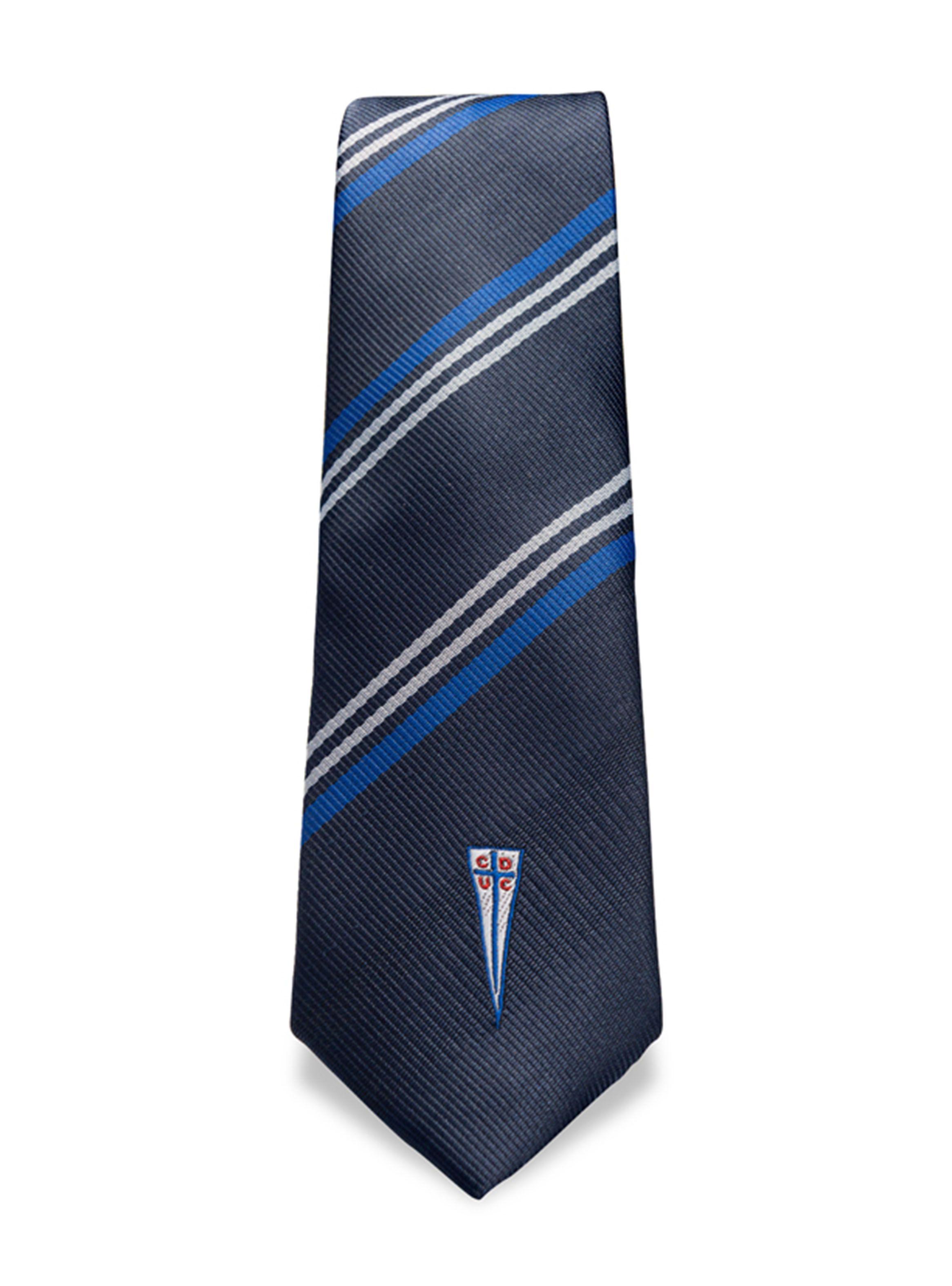 Corbata Sederías Santiago Universidad Católica Logo 6 cm-2