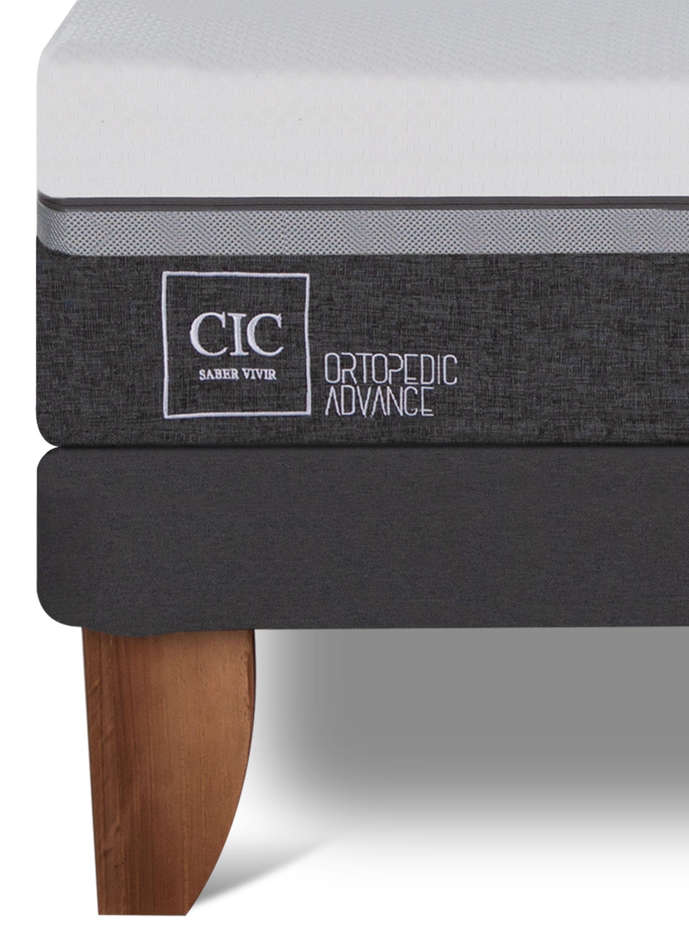 Cama Europea Ortopedic Advance 2 Plazas Base Dividida + Respaldo Múnich Alpino-5