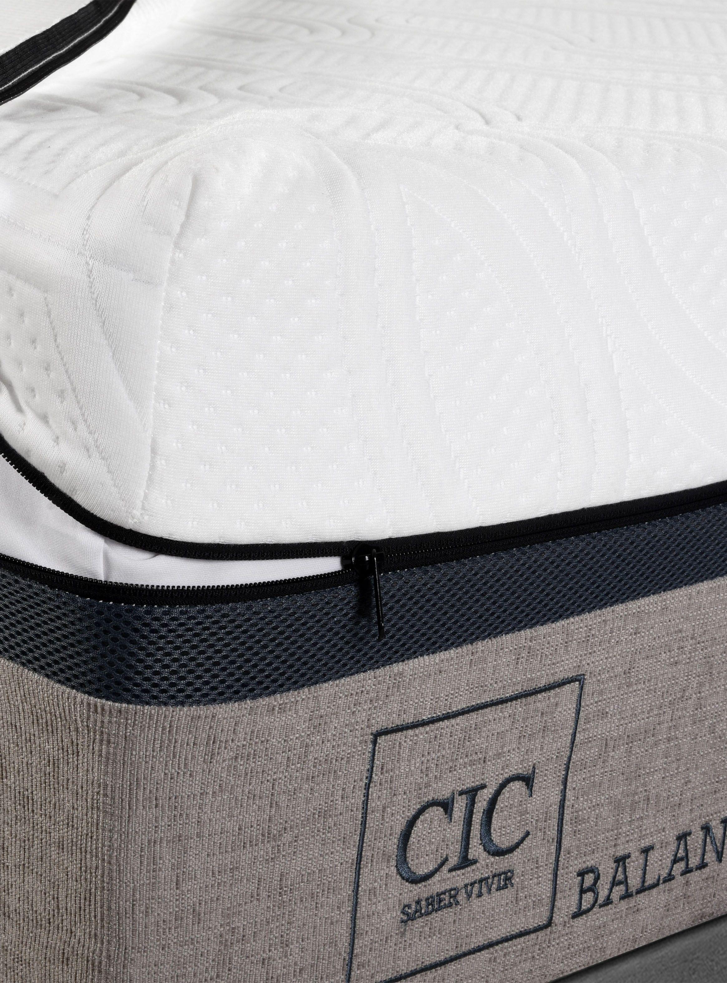 Cama Europea Balance 2 Plazas Base Dividida + Respaldo Múnich Alpino-5