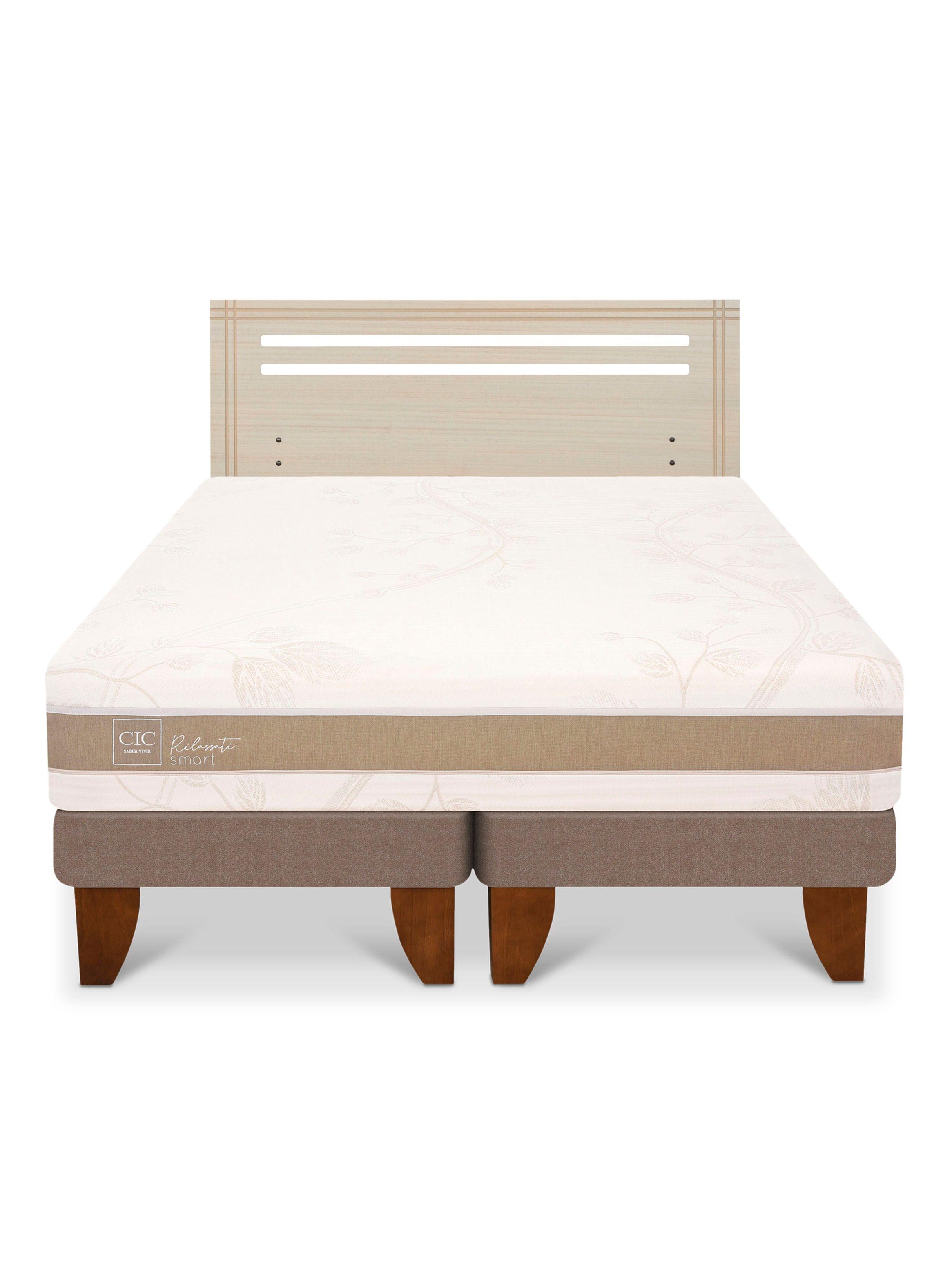 Cama Europea Rilassati Infinity 2 Plazas Base Dividida + Respaldo Munich Alpino-2