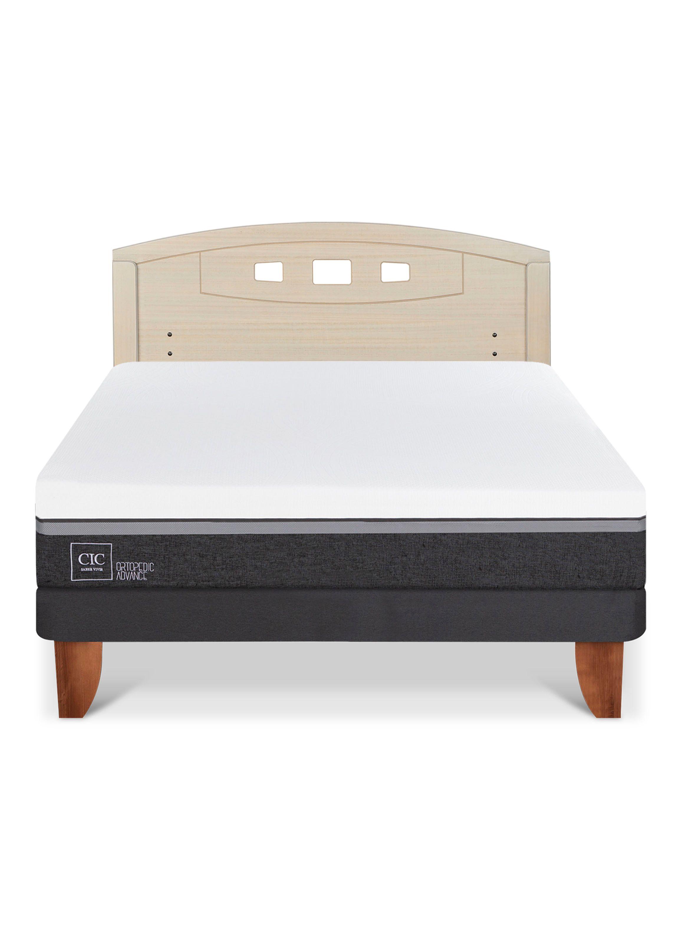 Cama Europea Ortopedic Advance 2 Plazas+ Respaldo Gales Alpino-2