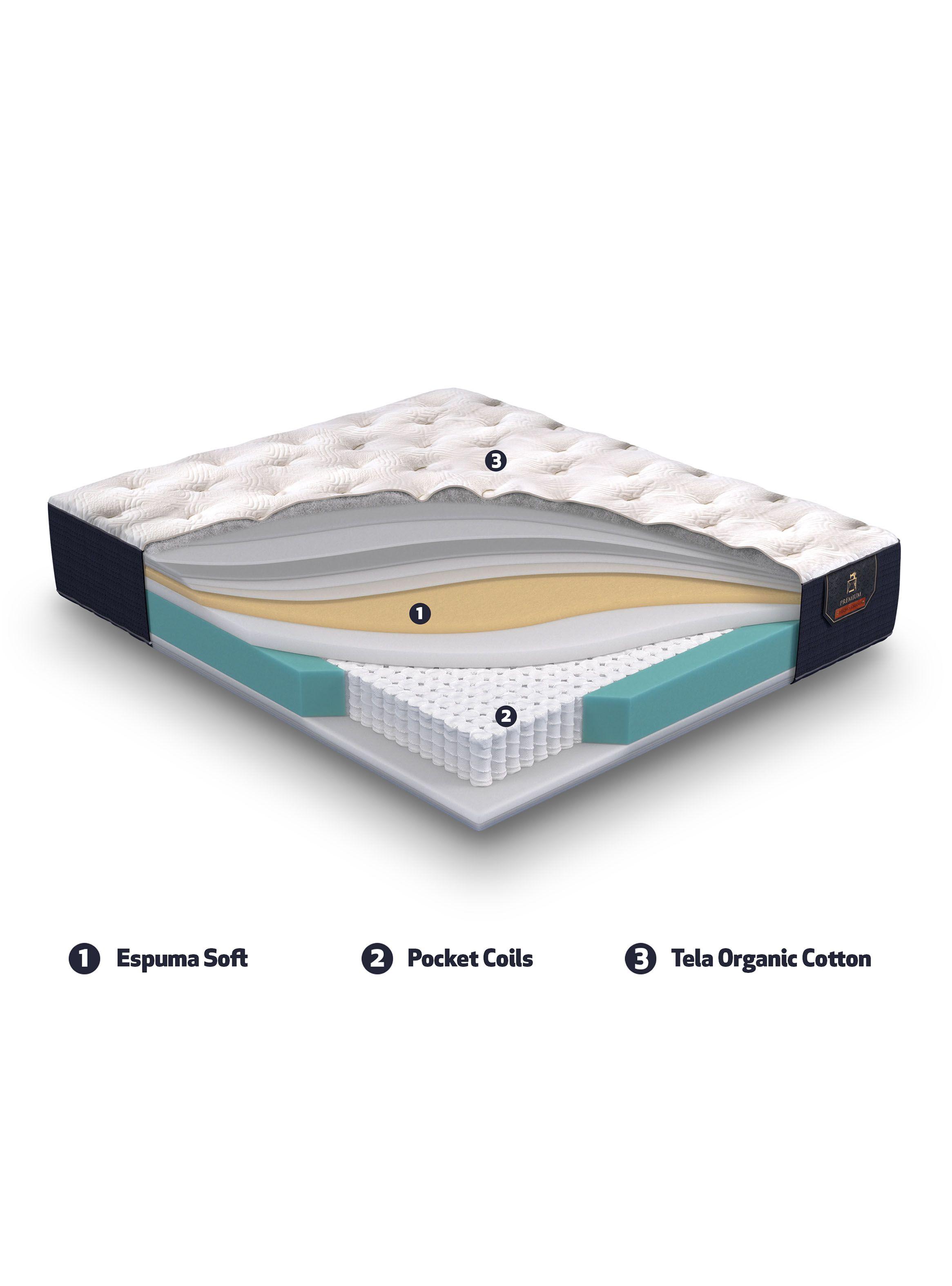 Cama Europea Premium 2 Plazas Base Dividida + Respaldo Gales Alpino-7