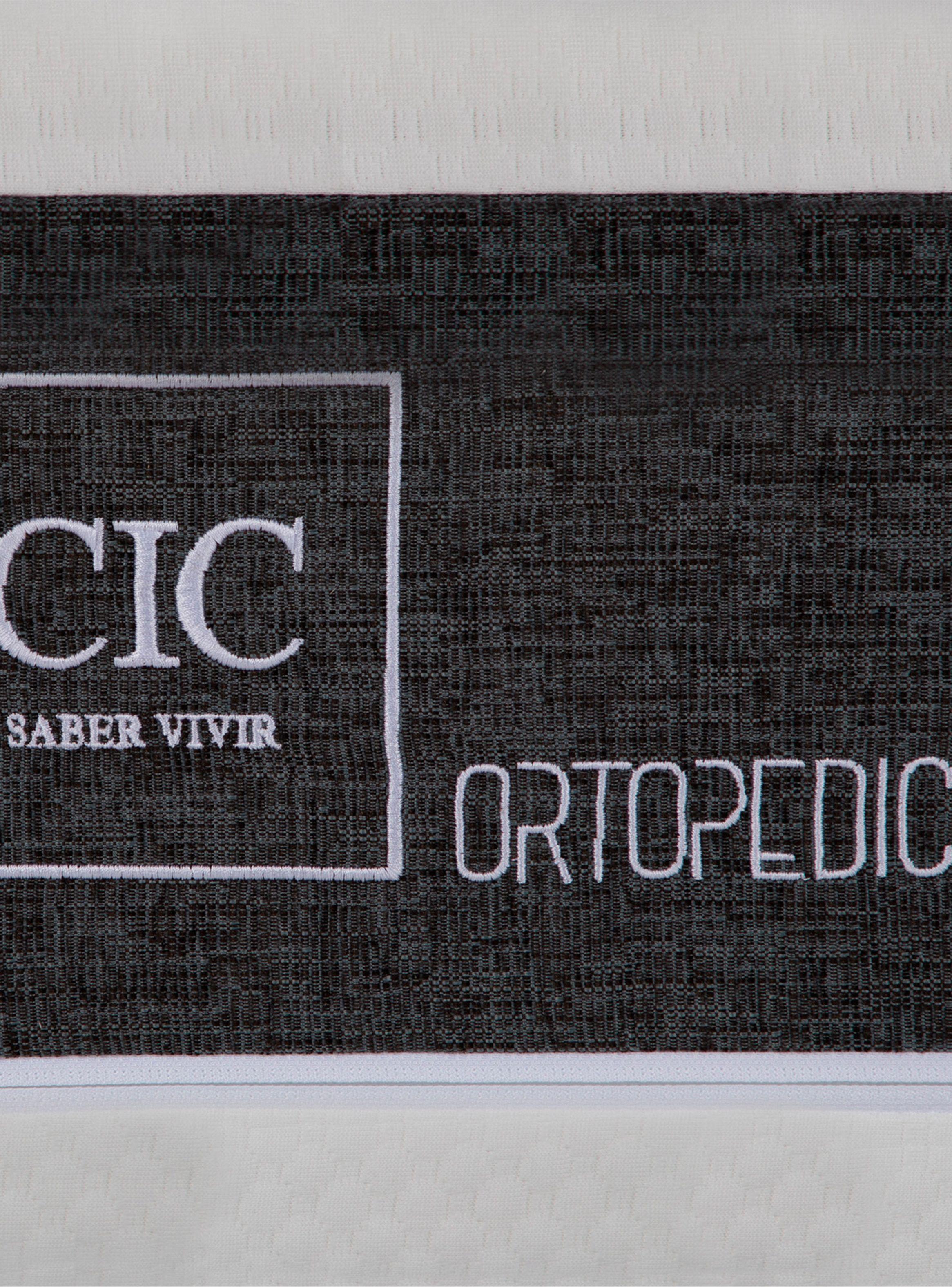 Cama Europea Ortopedic 2 Plazas + Respaldo Dublín Mostaza-5