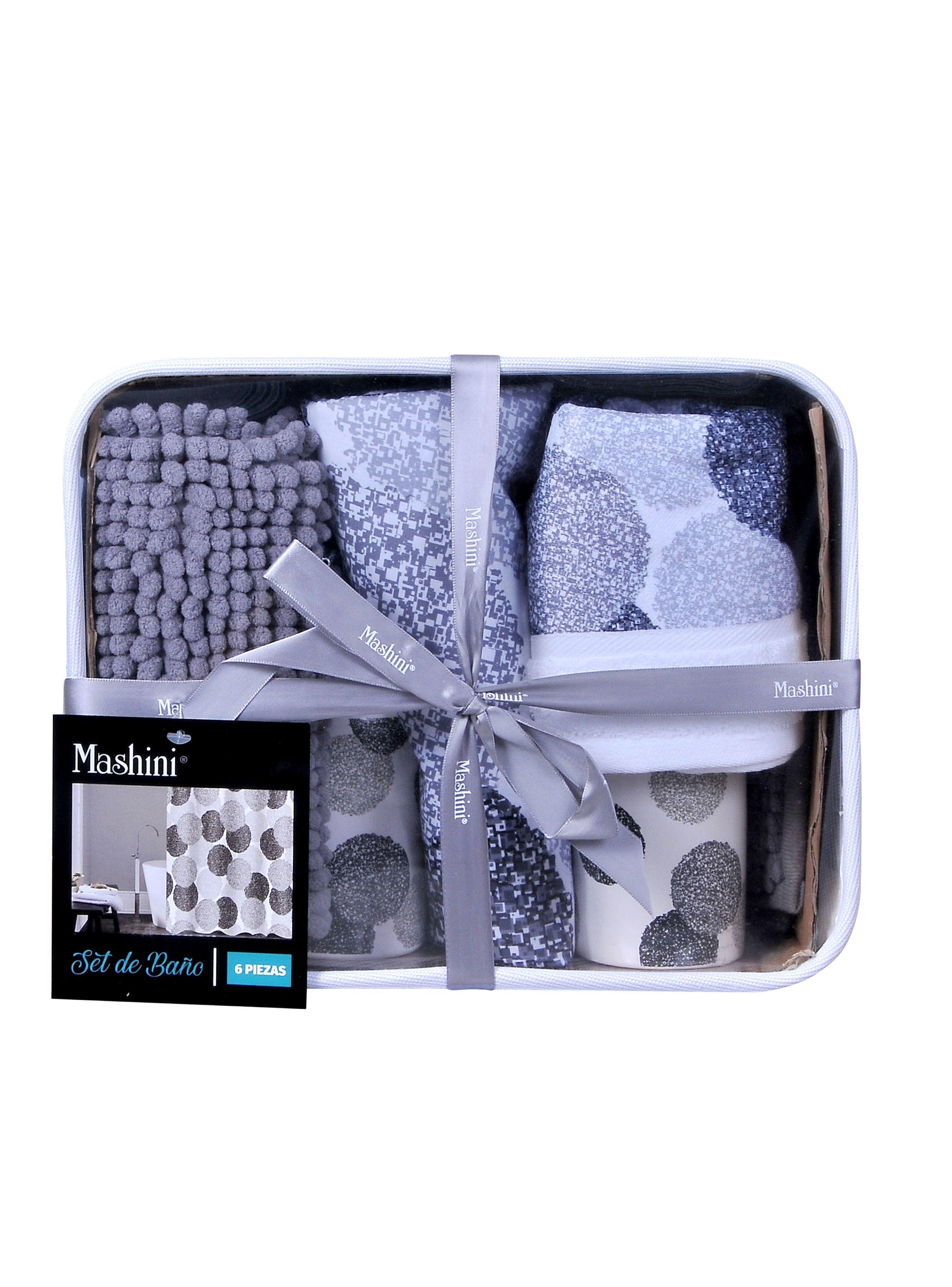 Set de Baño 6 Piezas Dots Mashini-2