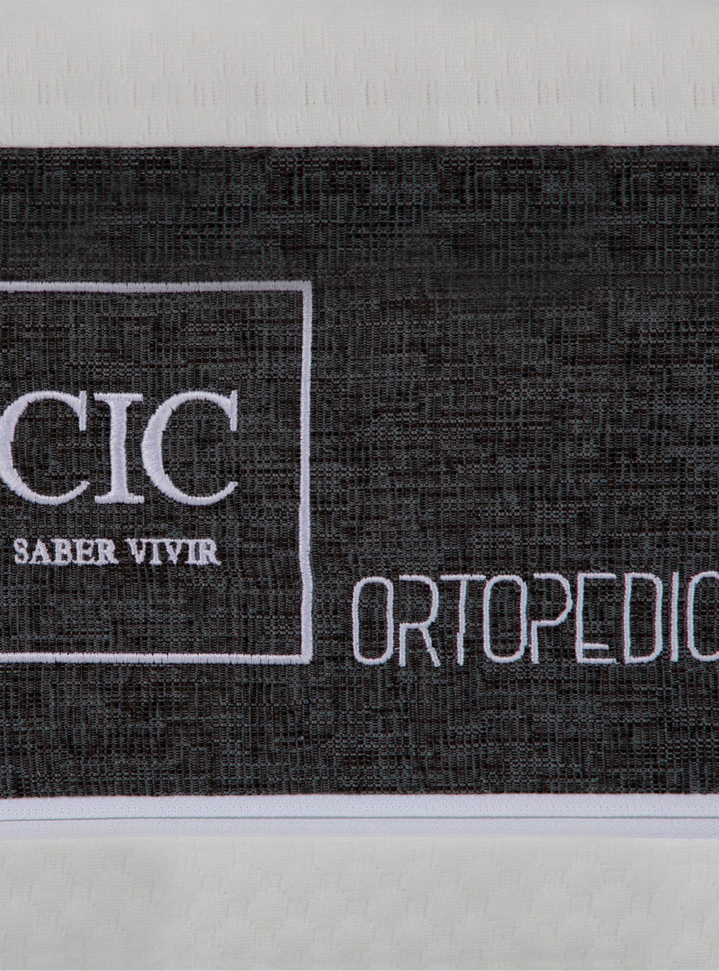 Cama Europea Ortopedic 1.5 Plazas + Respaldo Dublín Olivo-6