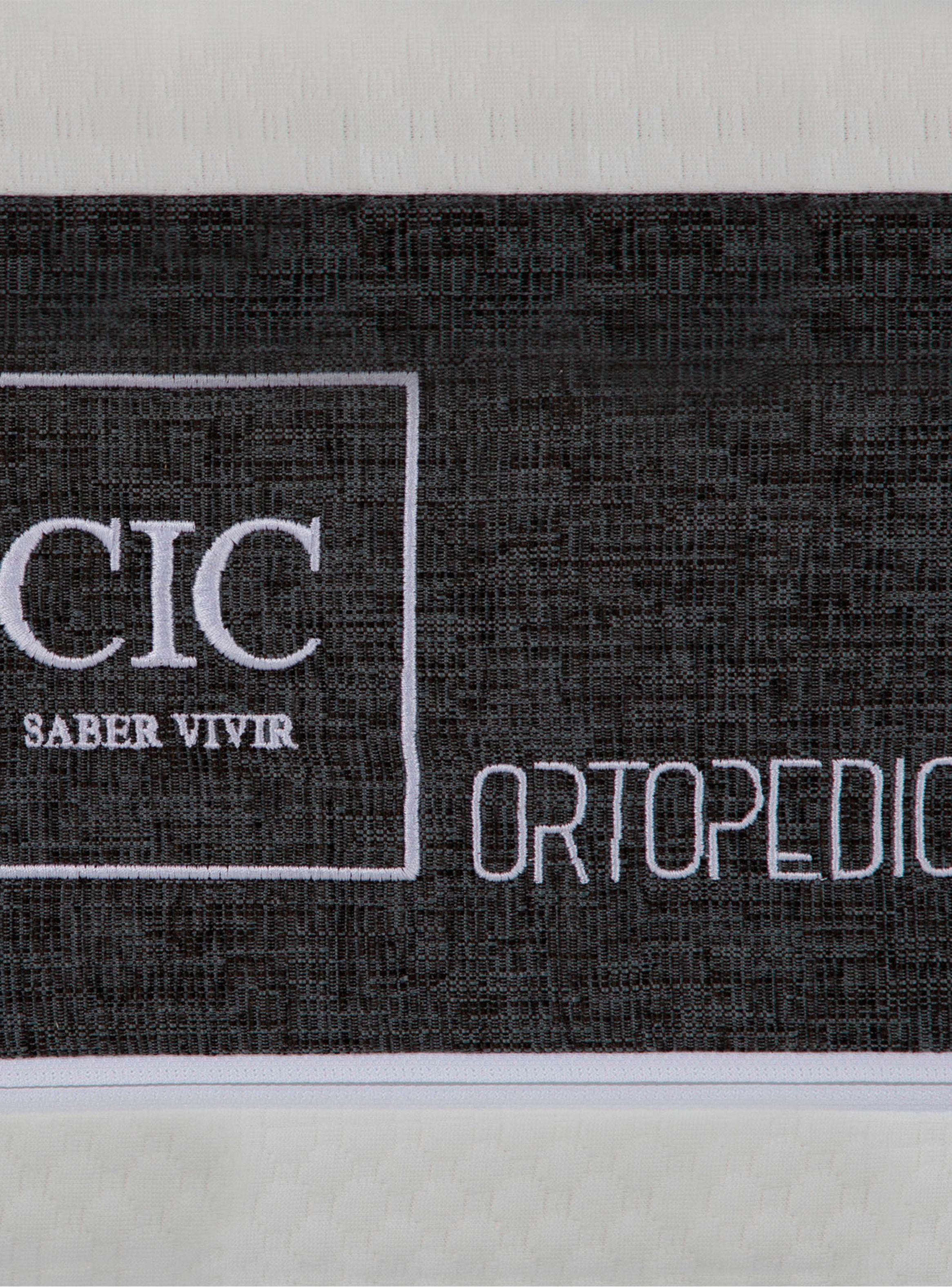 Cama Europea Ortopedic 2 Plazas + Respaldo Dublín Olivo-6