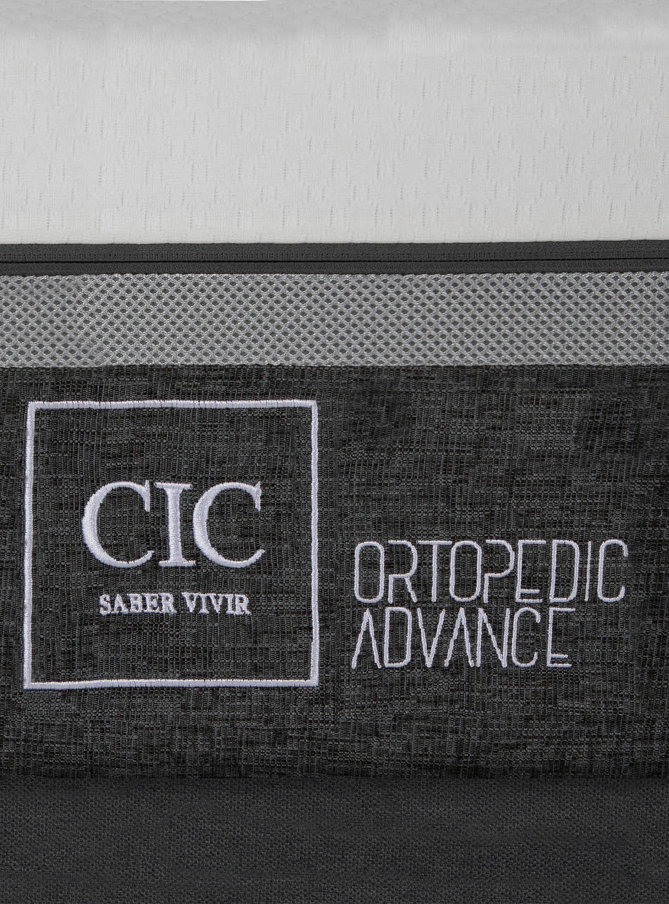 Cama Europea Ortopedic Advance 2 Plazas + Respaldo Torino Negro-5
