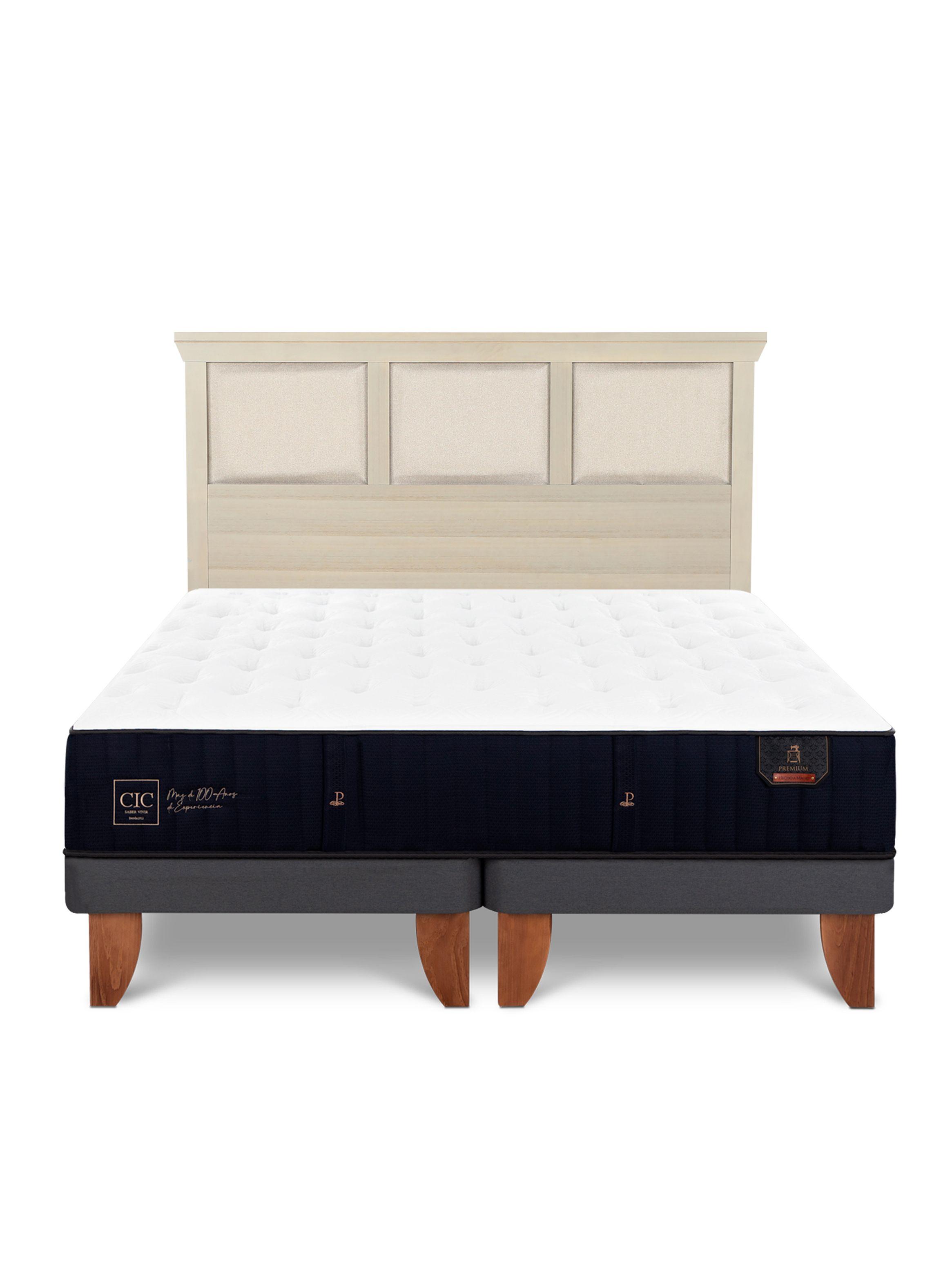 Cama Europea Premium King + Respaldo Torino Alpino-2