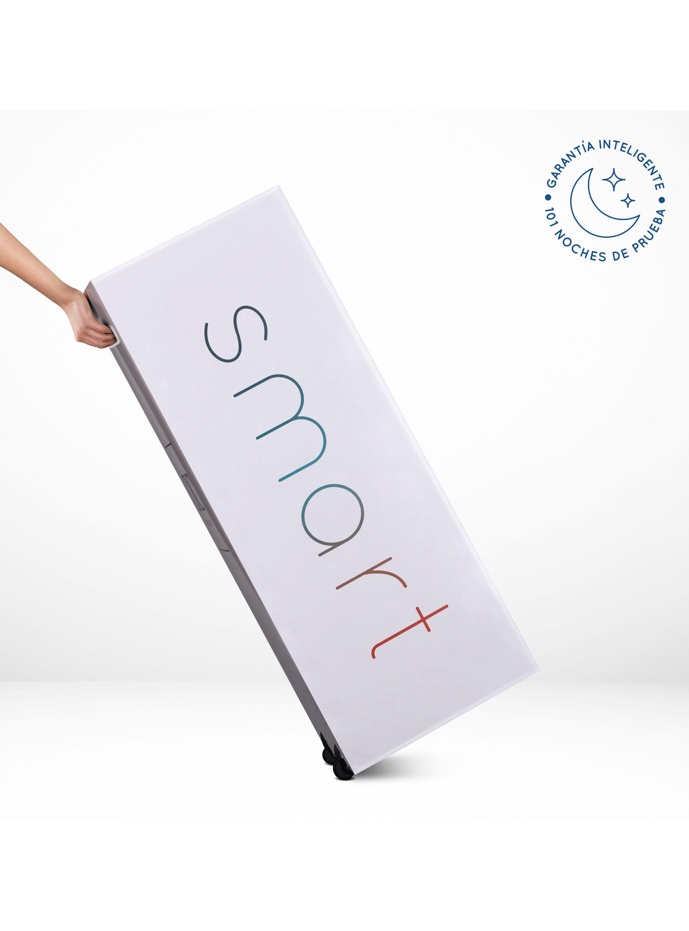 Cama Europea Smart 1.5 Plazas + Respaldo Torino Mostaza-5