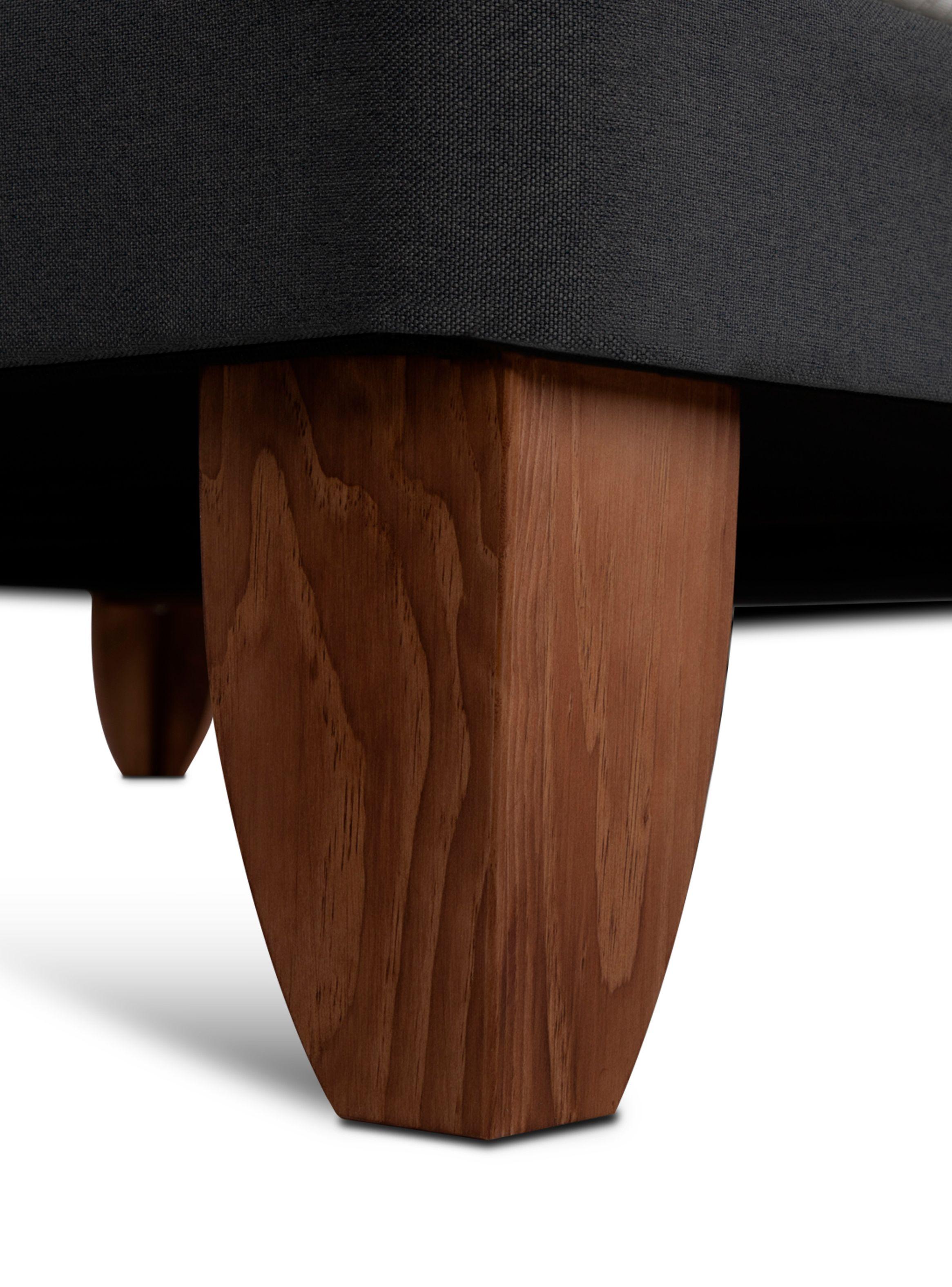 Cama Europea Ortopedic King + Respaldo Torino Olivo-5