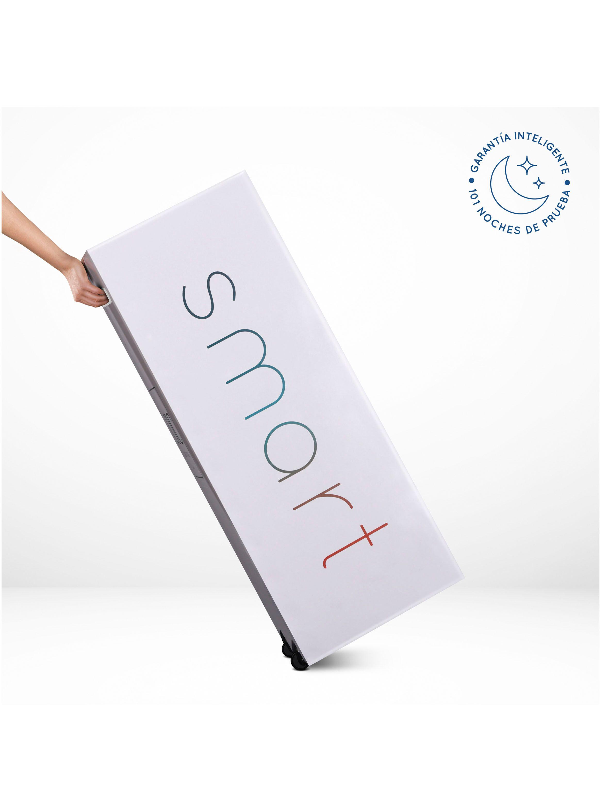 Cama Europea Smart 1.5 Plazas + Respaldo Torino Olivo-5