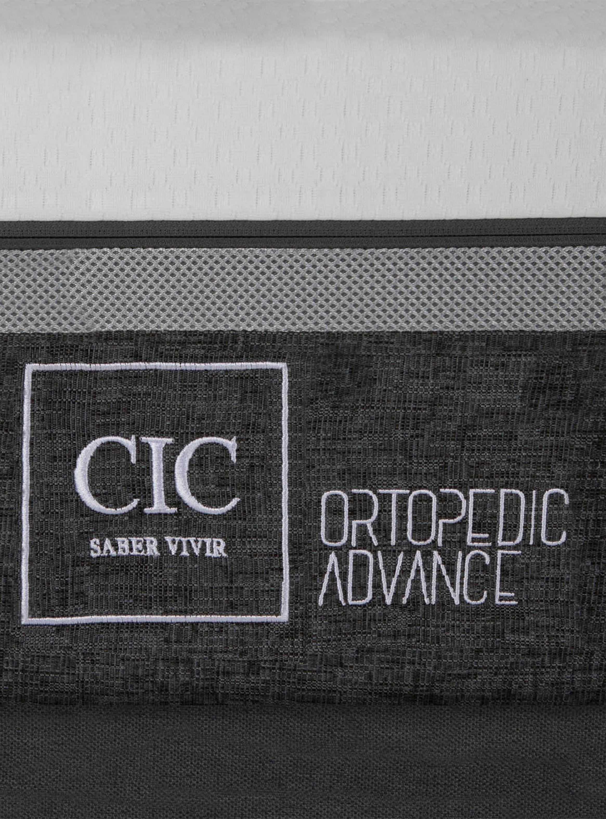 Cama Europea Ortopedic Advance 2 Plazas + Respaldo Milán Negro-4