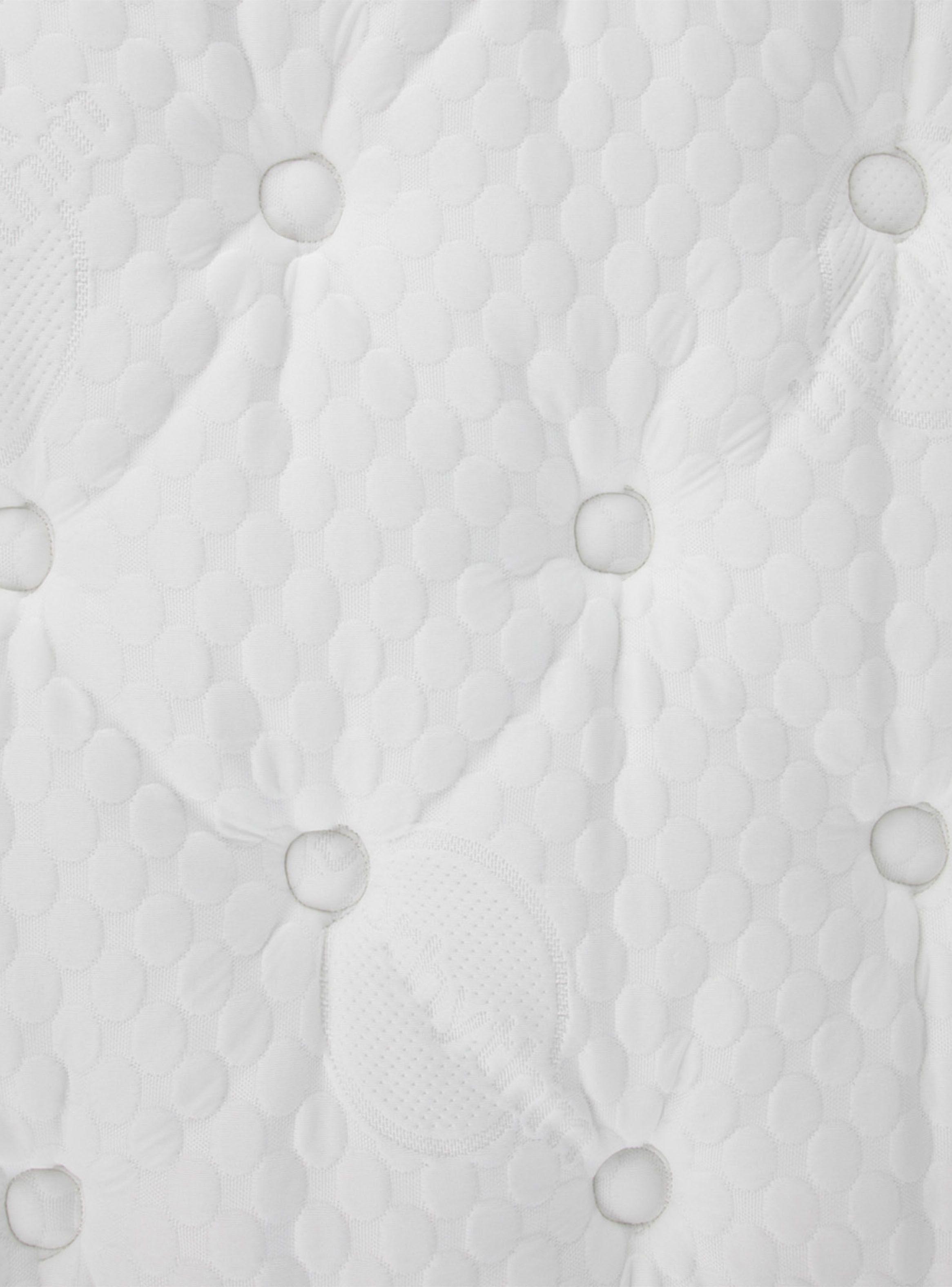 Cama Europea Super Premium 2 Plazas Base Dividida + Respaldo Milán Negro-4