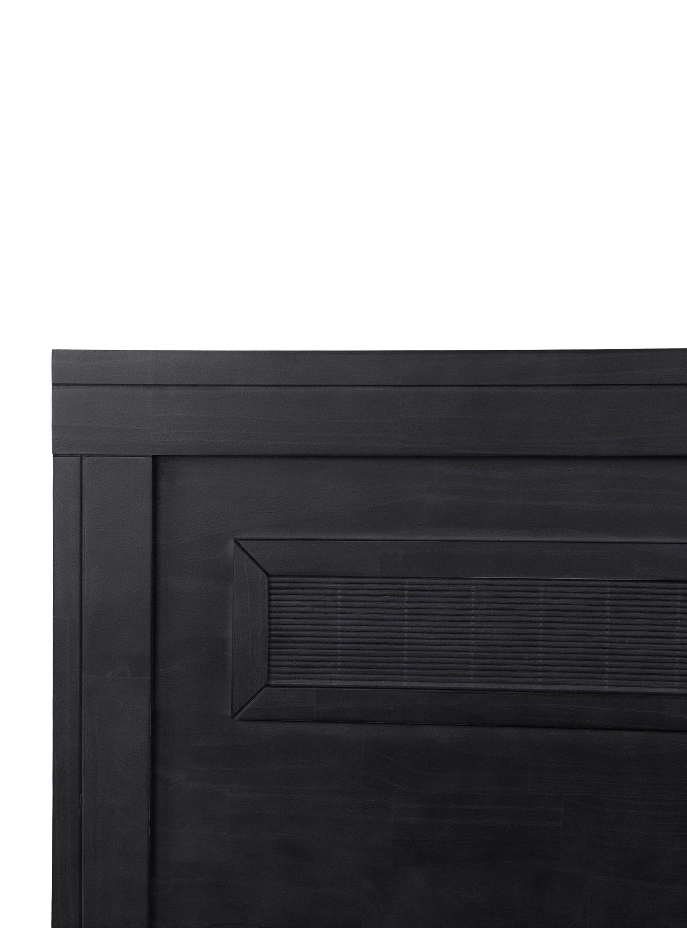 Cama Europea Grand Premium King + Respaldo Milán Negro-3