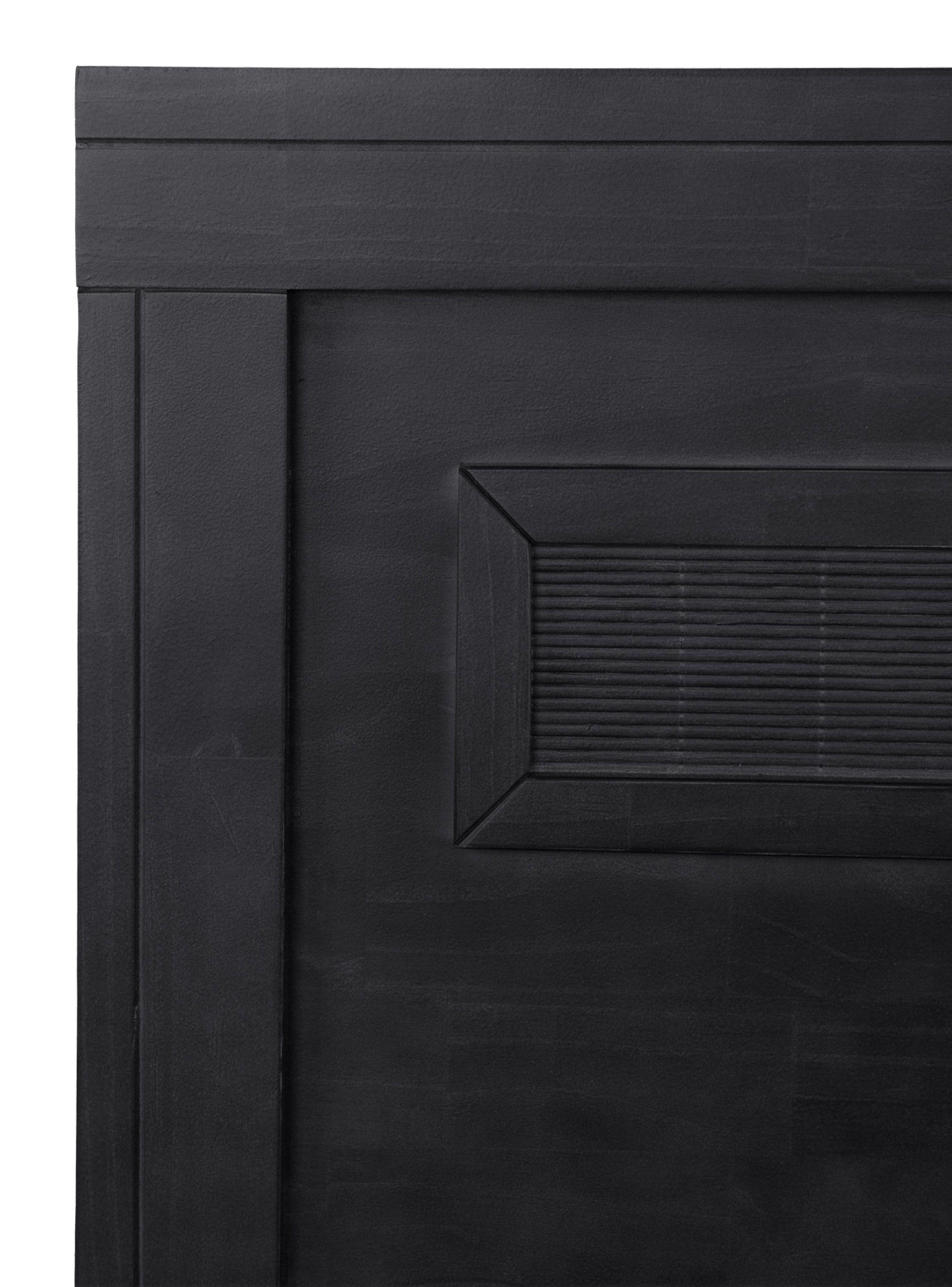 Cama Europea Lux 2 Plazas Base Dividida + Respaldo Milán Negro-3