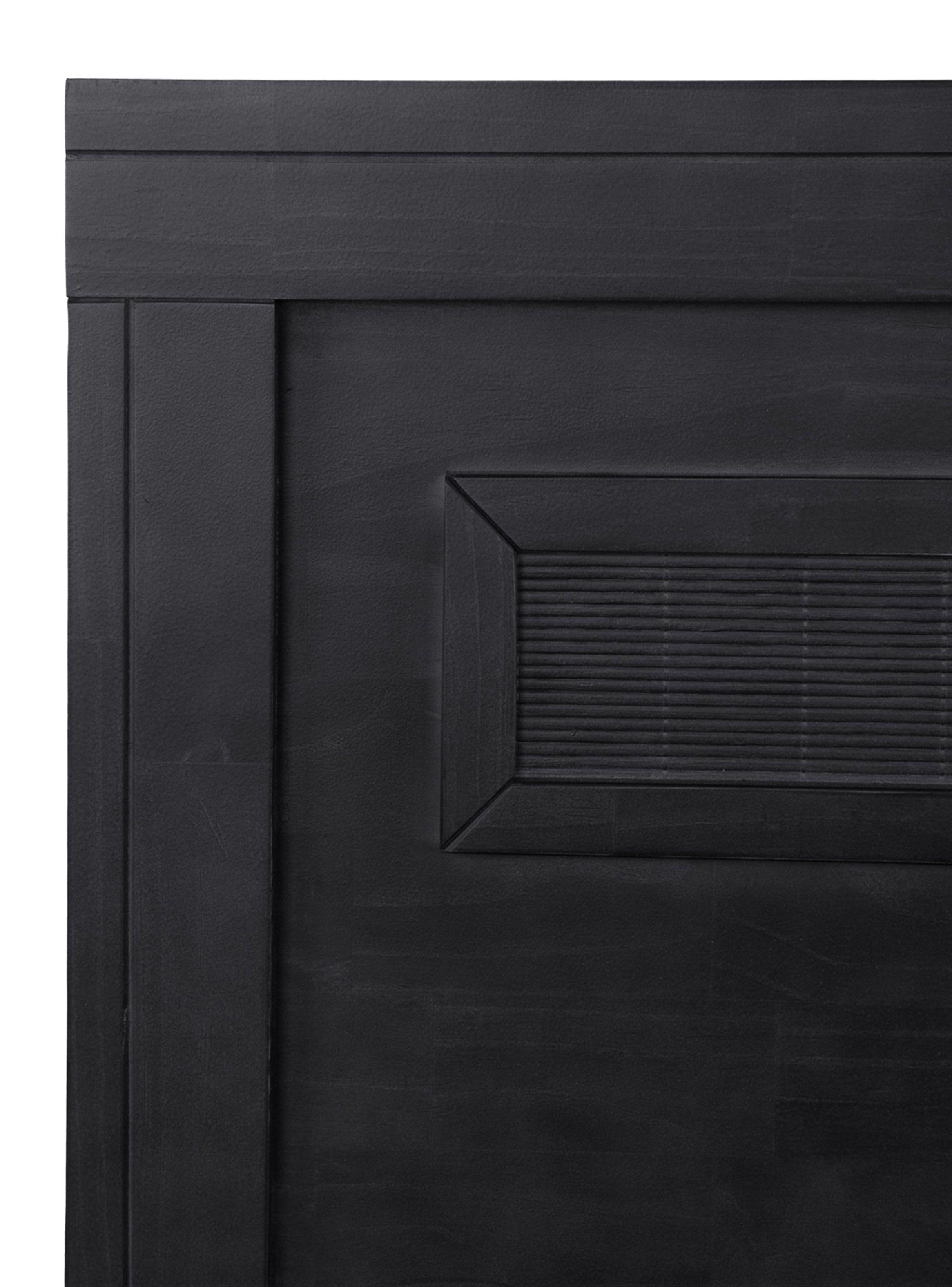 Cama Europea Alaska 2 Plazas Base Dividida + Respaldo Milán Negro-3