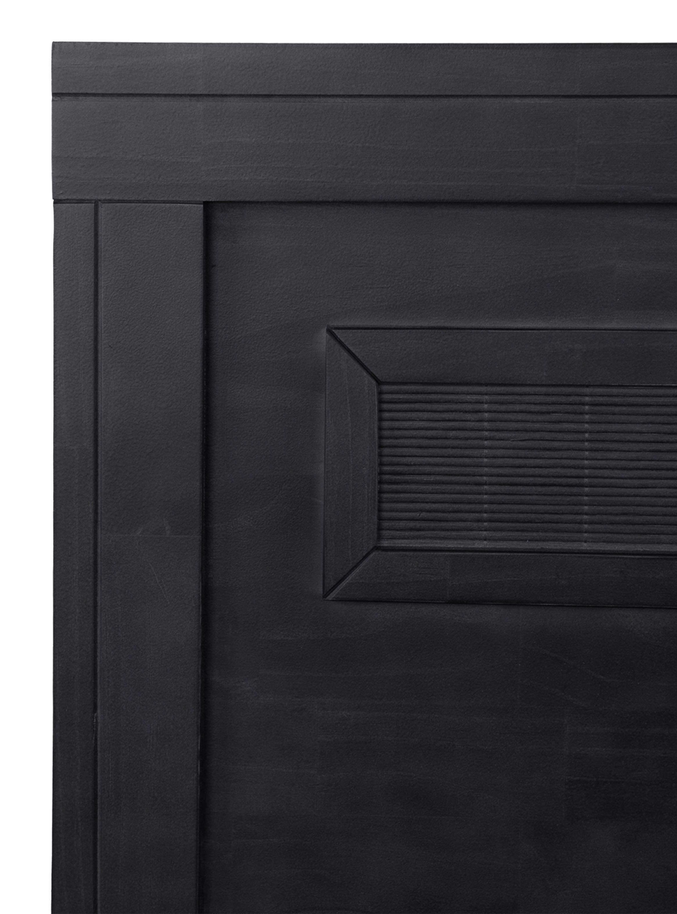Cama Europea Alaska King + Respaldo Milán Negro-3