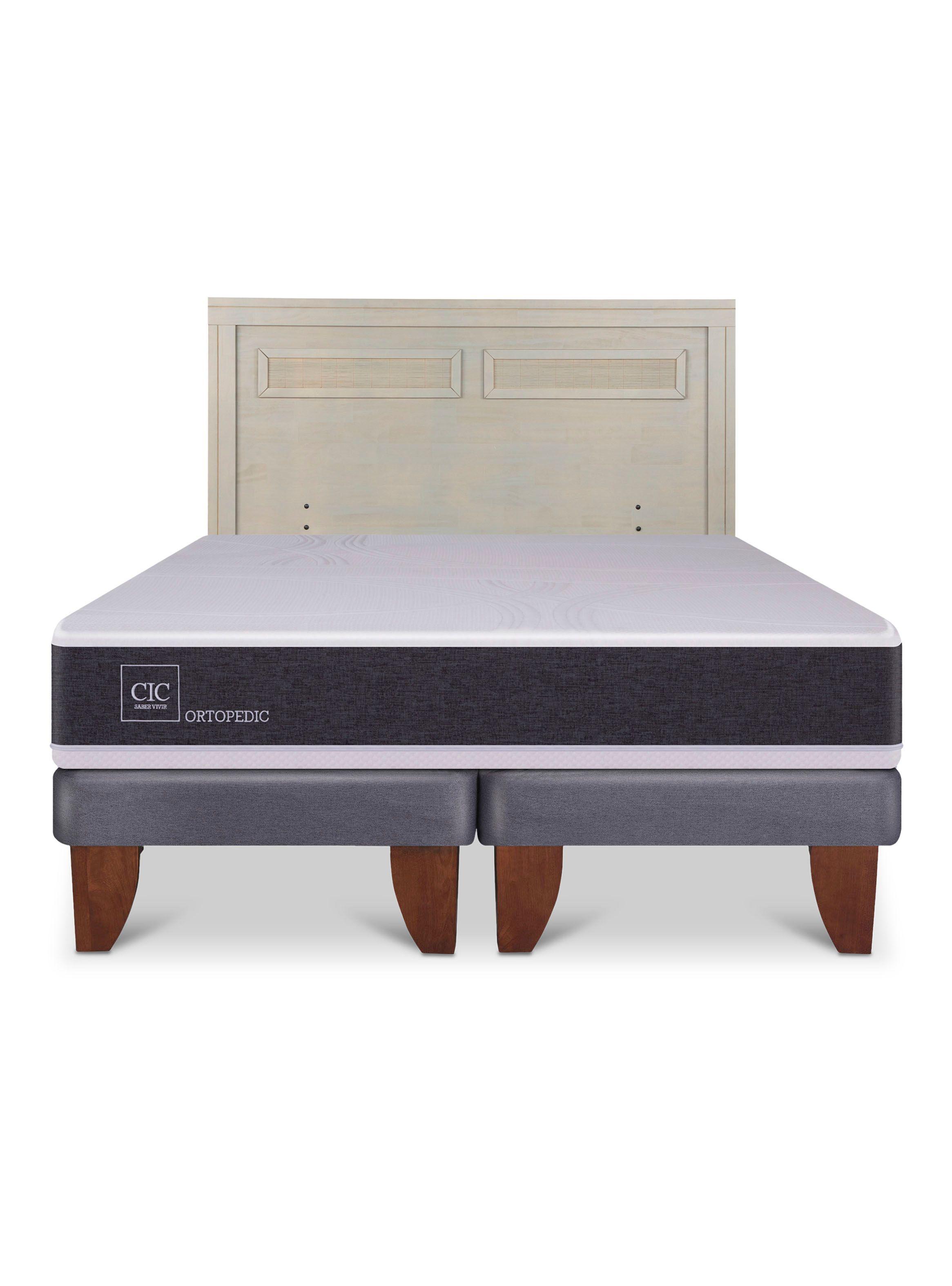 Cama Europea Ortopedic King + Respaldo Milán Alpino-2