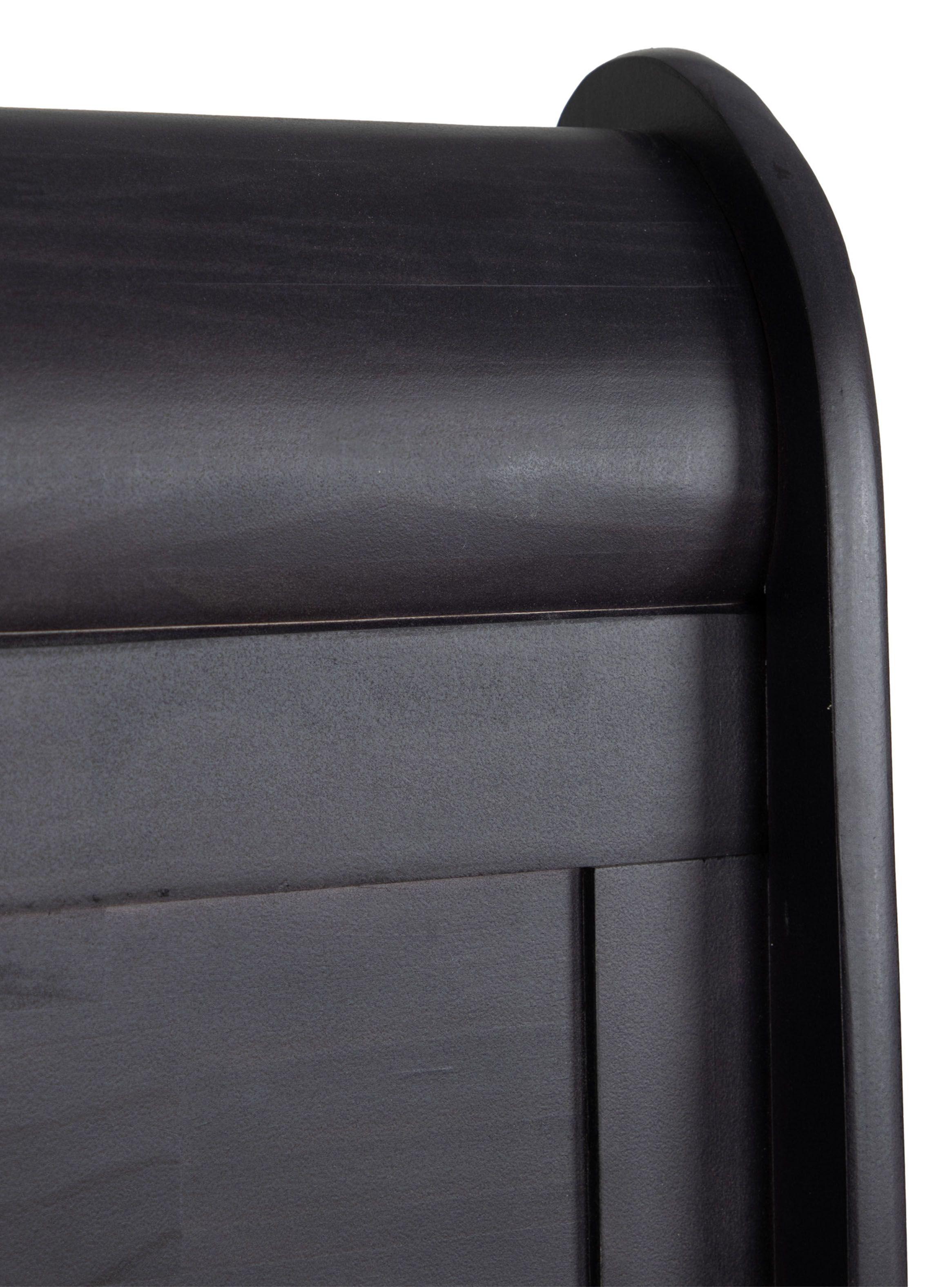 Cama Europea Alaska King + Respaldo Miro Negro-3