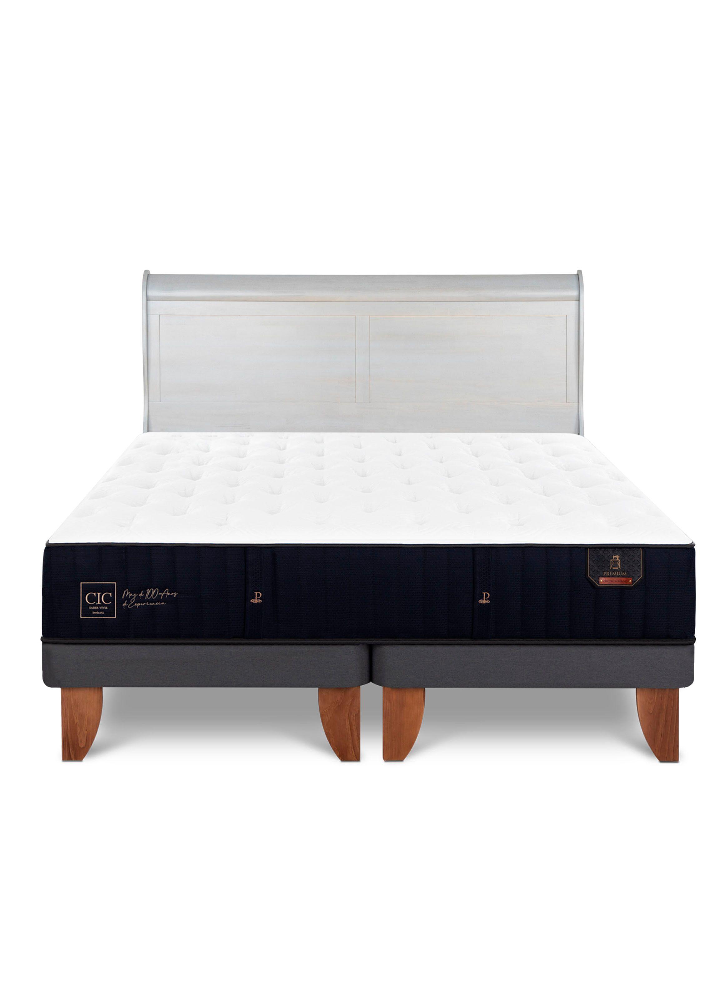 Cama Europea Premium King + Respaldo Miro Alpino-2