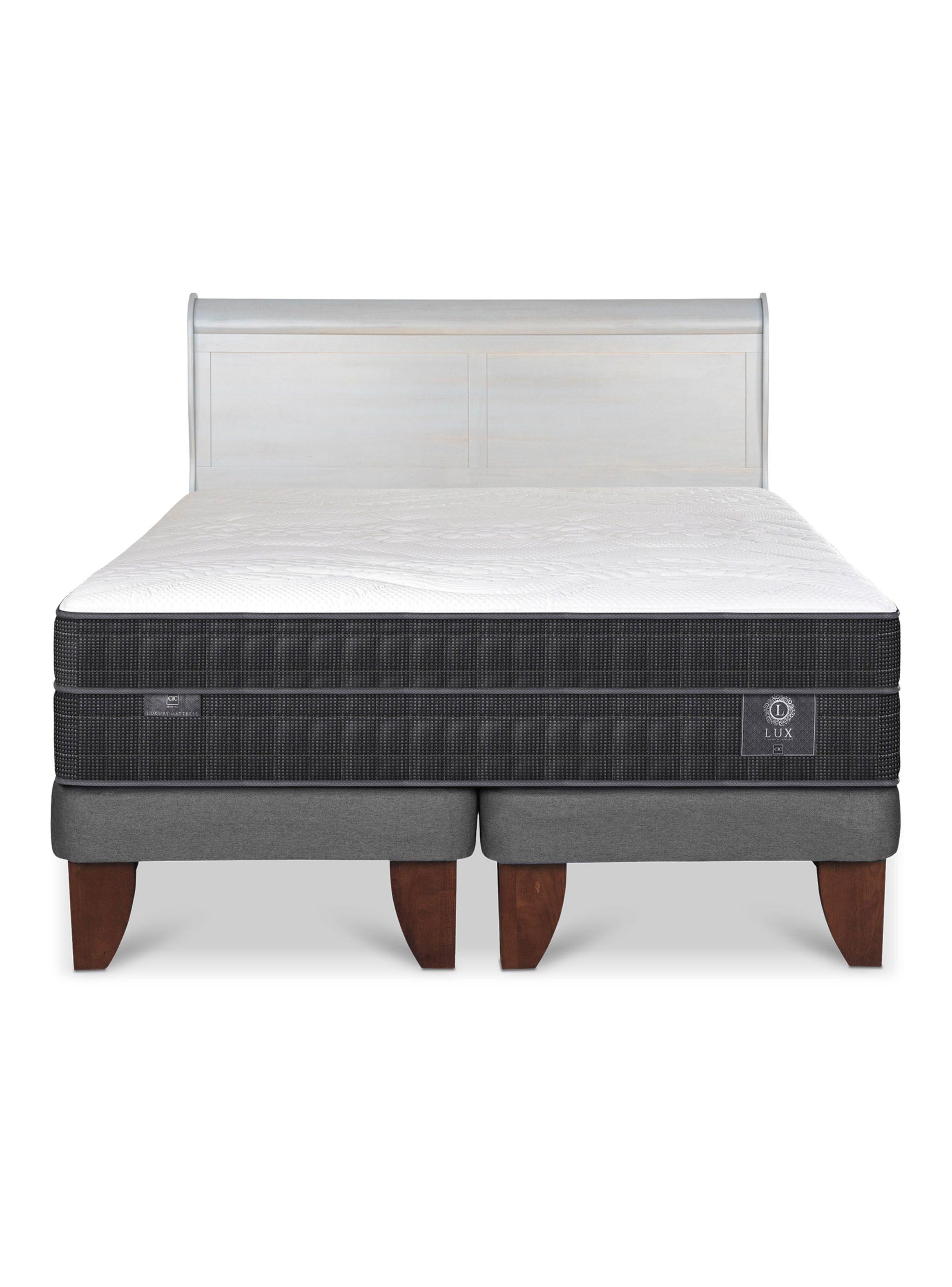 Cama Europea Lux King + Respaldo Miro Alpino-2