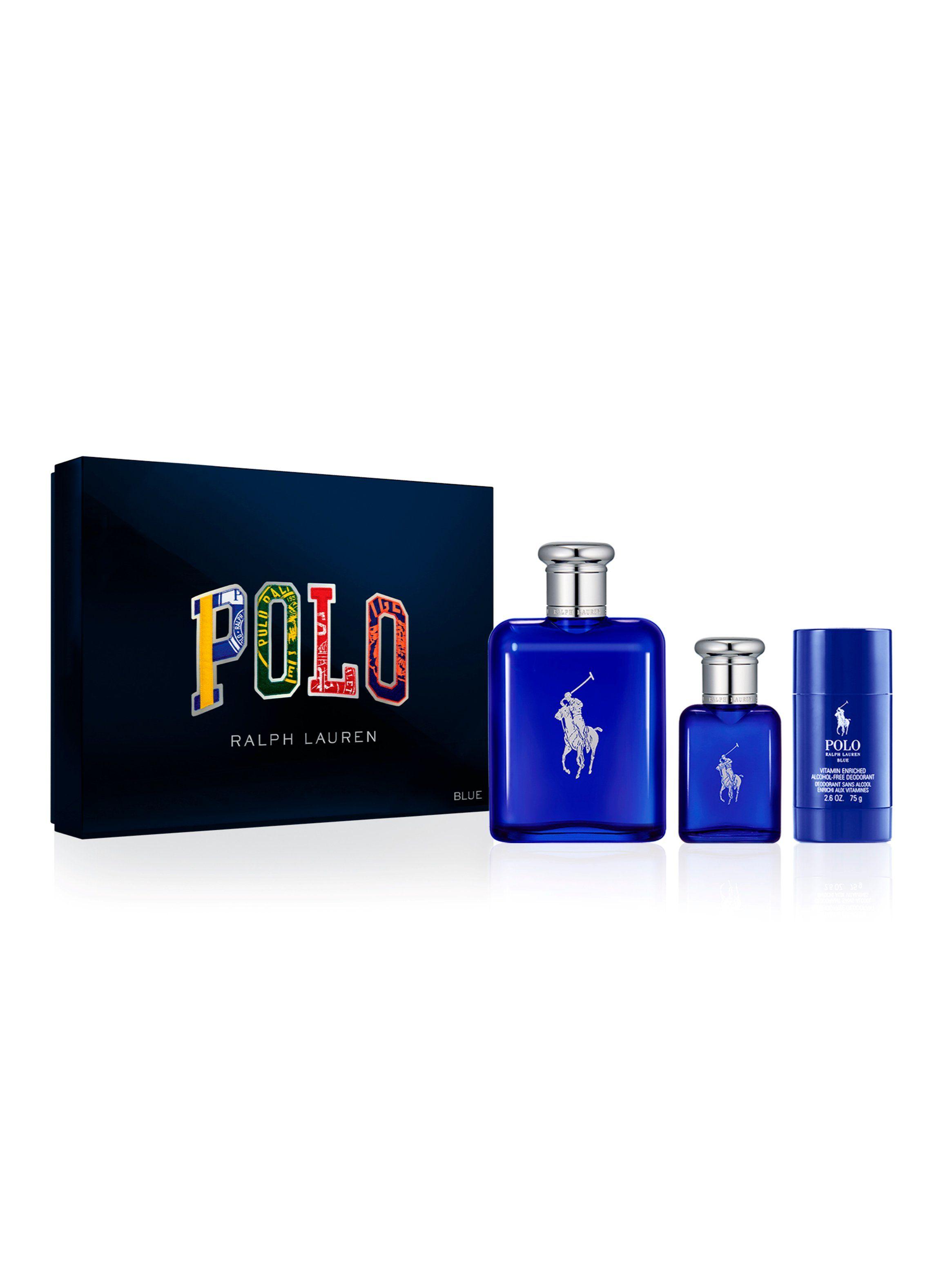 Set Perfume Polo Blue EDT Hombre 125 ml + 40 ml + Desodorante 75g Ralph Lauren-1