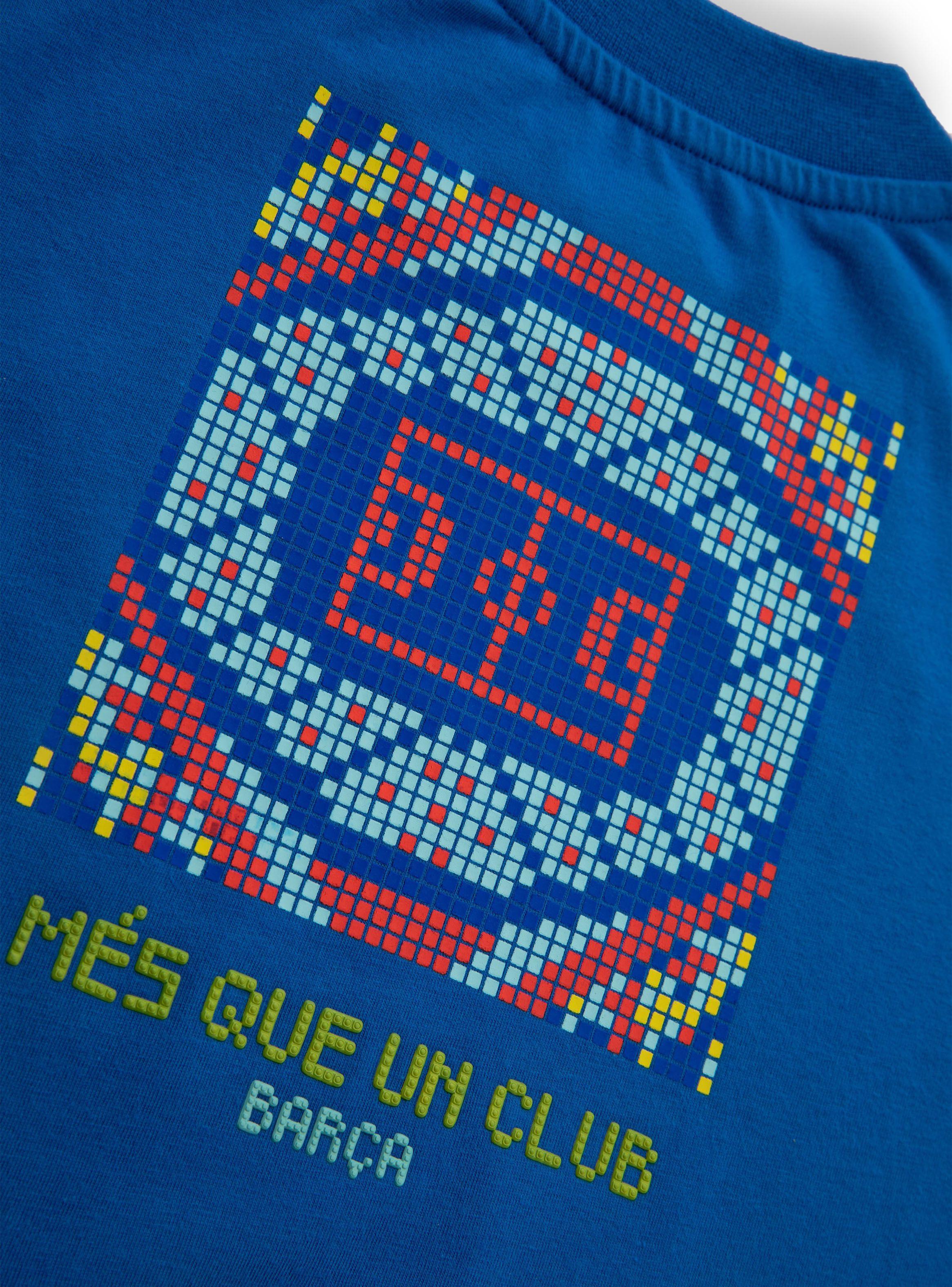Polera Soccer Pixels Regular Crew Neck T-Shirt-3
