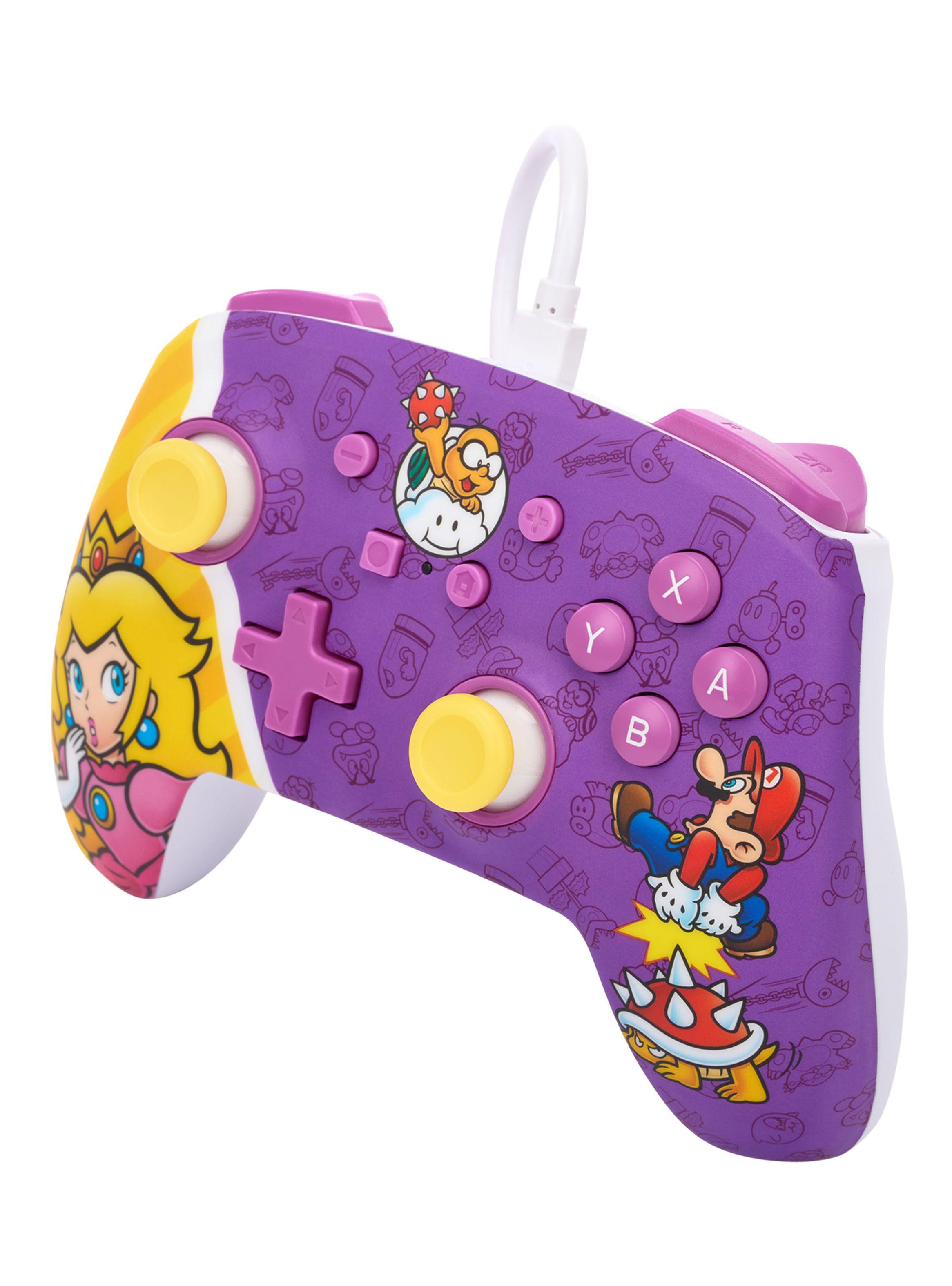 Control Gamer Alámbrico Power-A Princess Peach-2