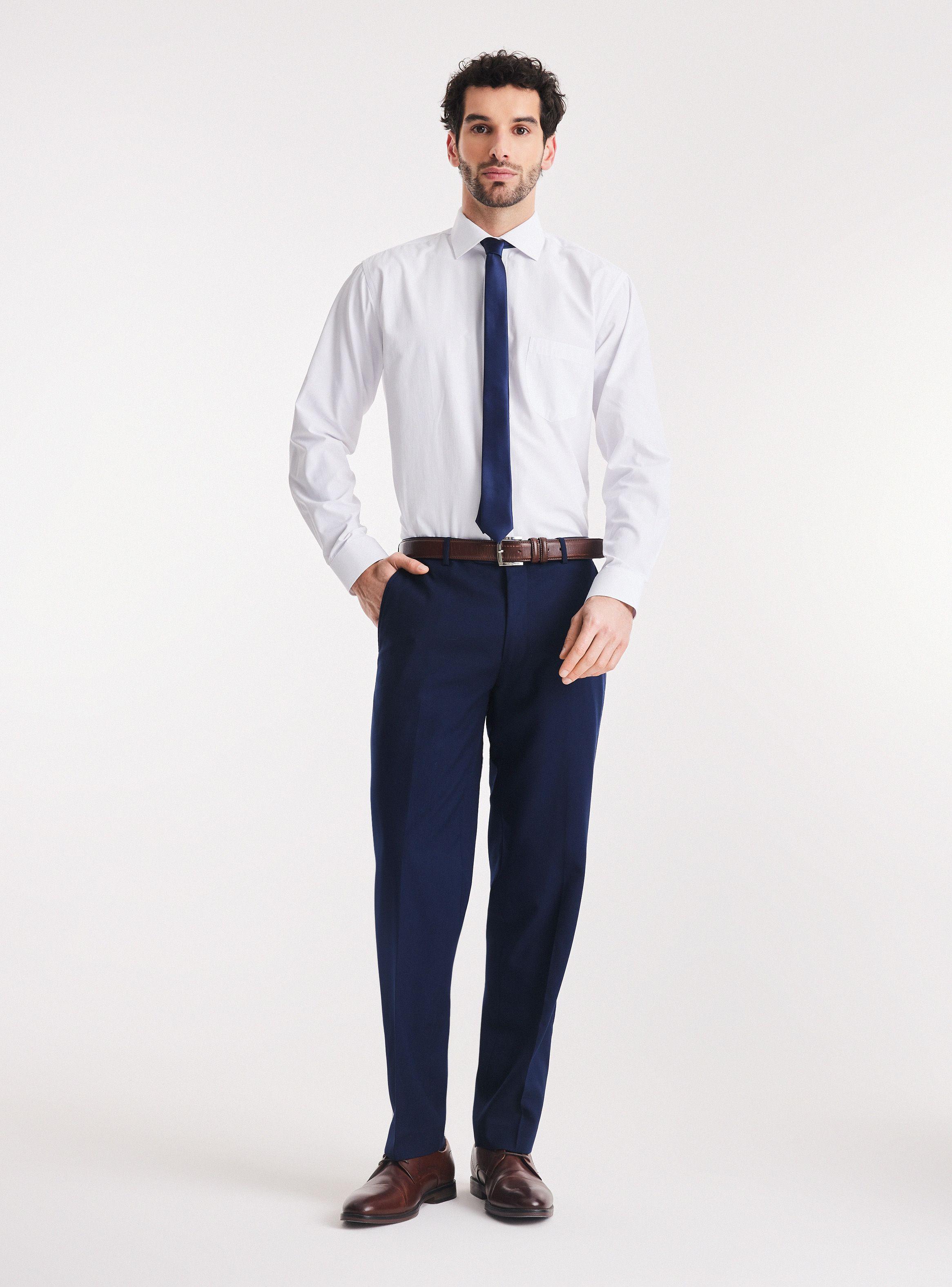 Camisa Vestir Blanca Semi Slim de Johnson Classic