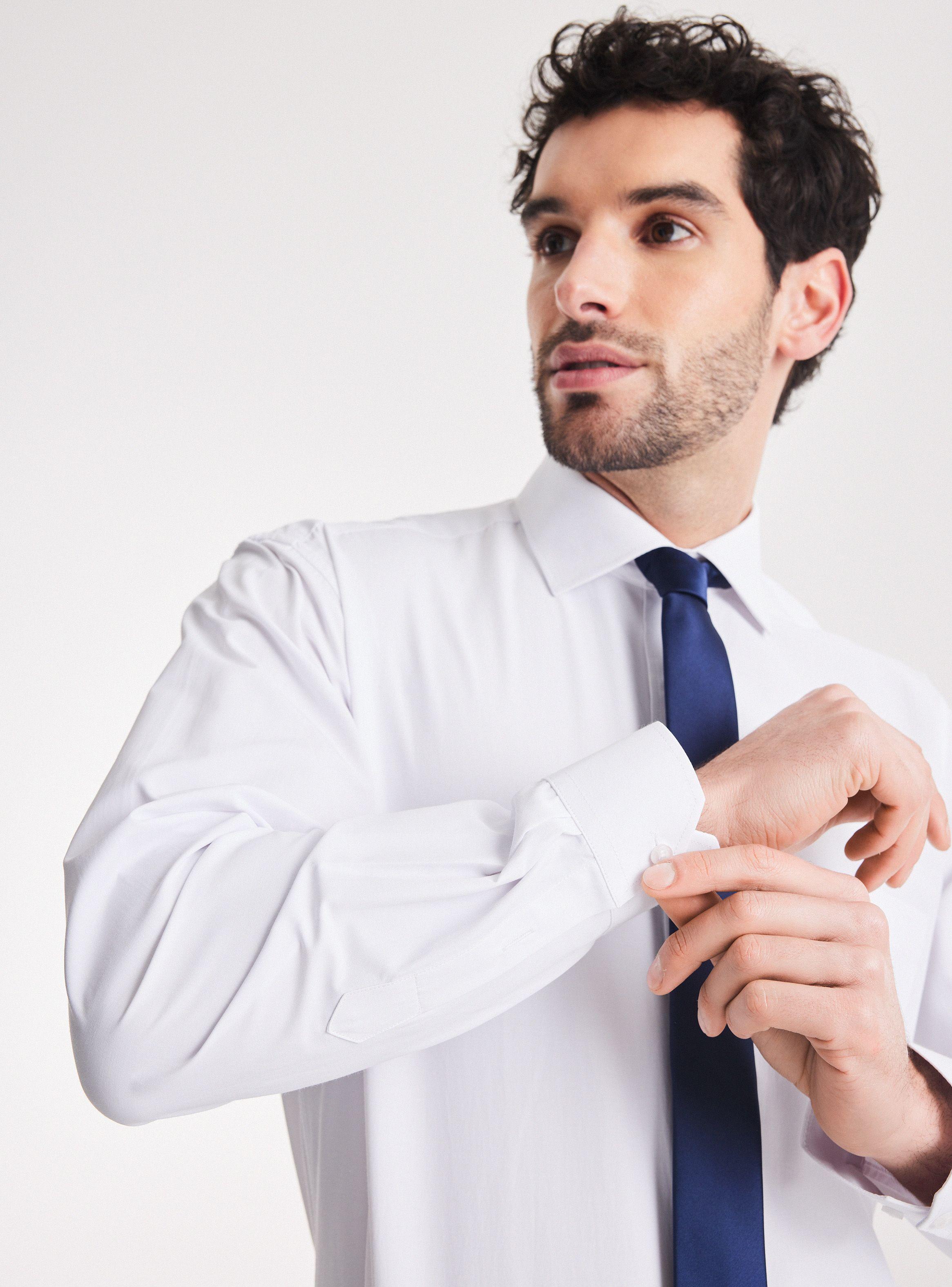 Camisa Vestir Blanca Semi Slim de Johnson Classic